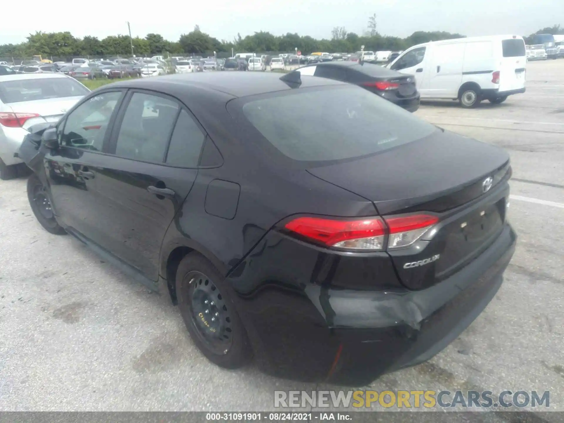 3 Photograph of a damaged car 5YFEPMAE9MP147545 TOYOTA COROLLA 2021