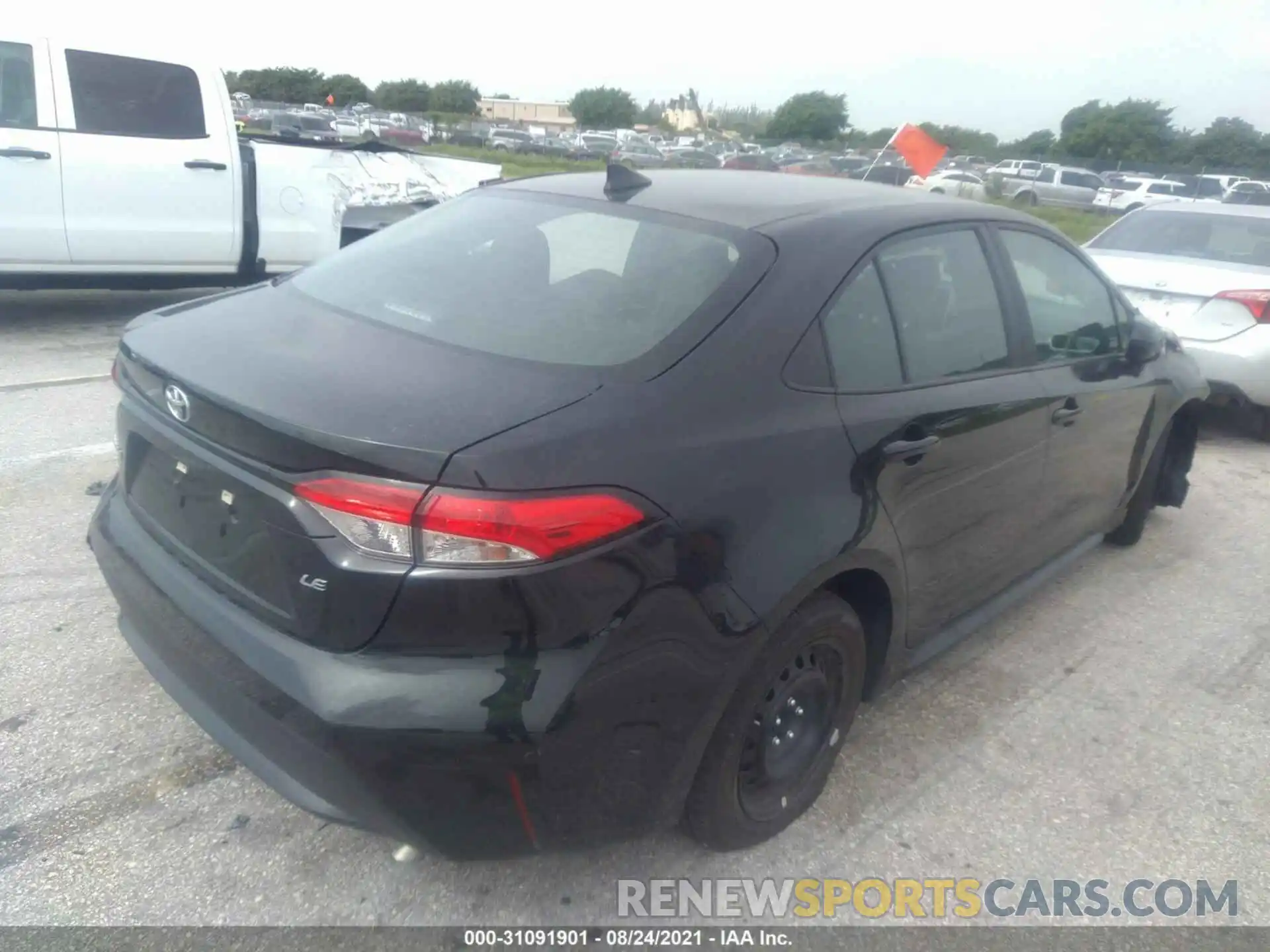 4 Photograph of a damaged car 5YFEPMAE9MP147545 TOYOTA COROLLA 2021