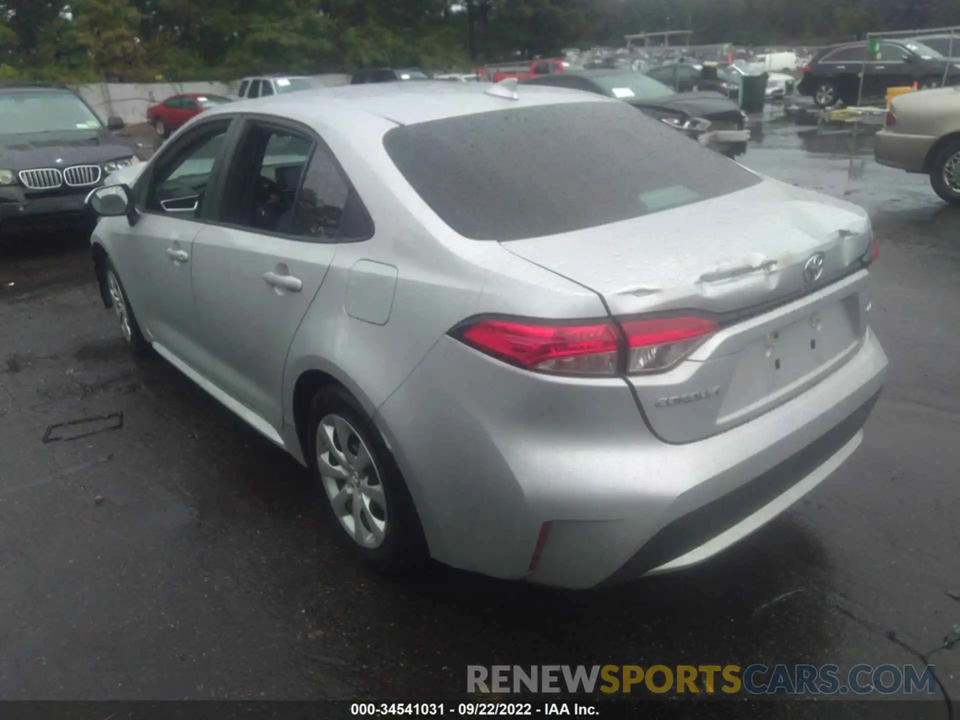 3 Photograph of a damaged car 5YFEPMAE9MP148422 TOYOTA COROLLA 2021