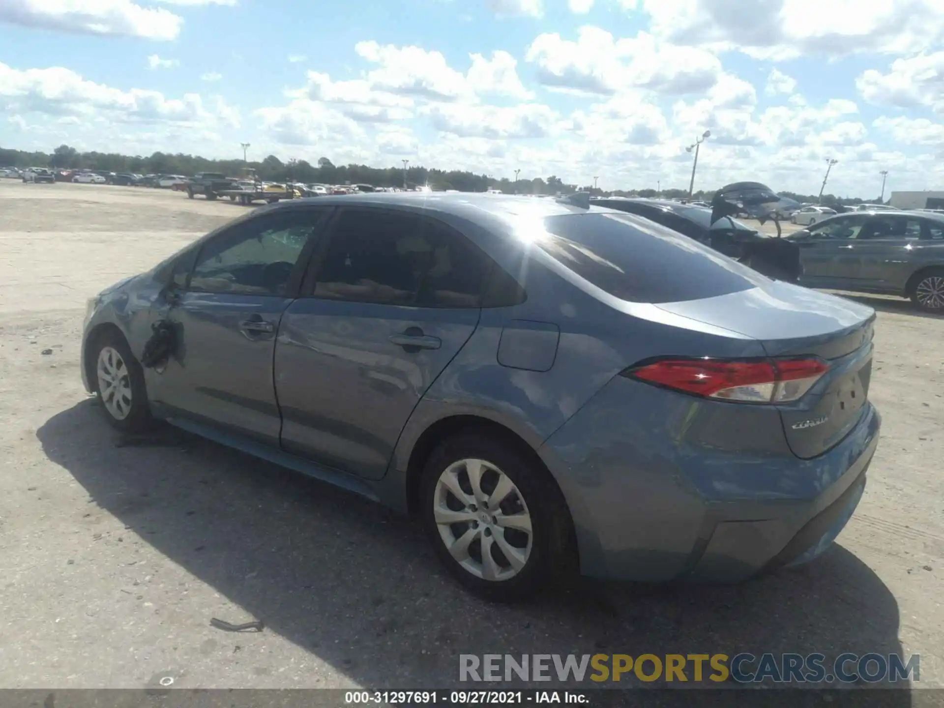 3 Photograph of a damaged car 5YFEPMAE9MP148713 TOYOTA COROLLA 2021