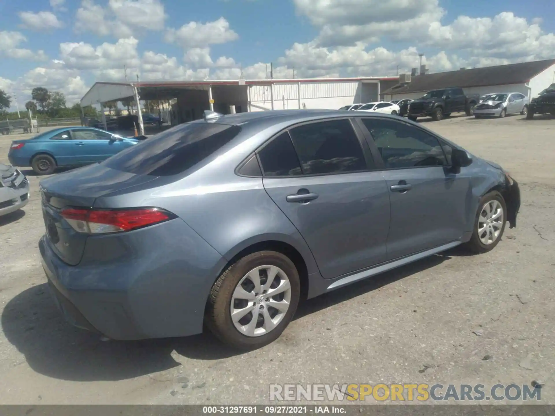 4 Photograph of a damaged car 5YFEPMAE9MP148713 TOYOTA COROLLA 2021