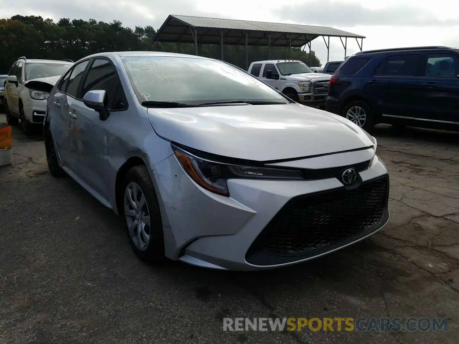 1 Photograph of a damaged car 5YFEPMAE9MP150526 TOYOTA COROLLA 2021