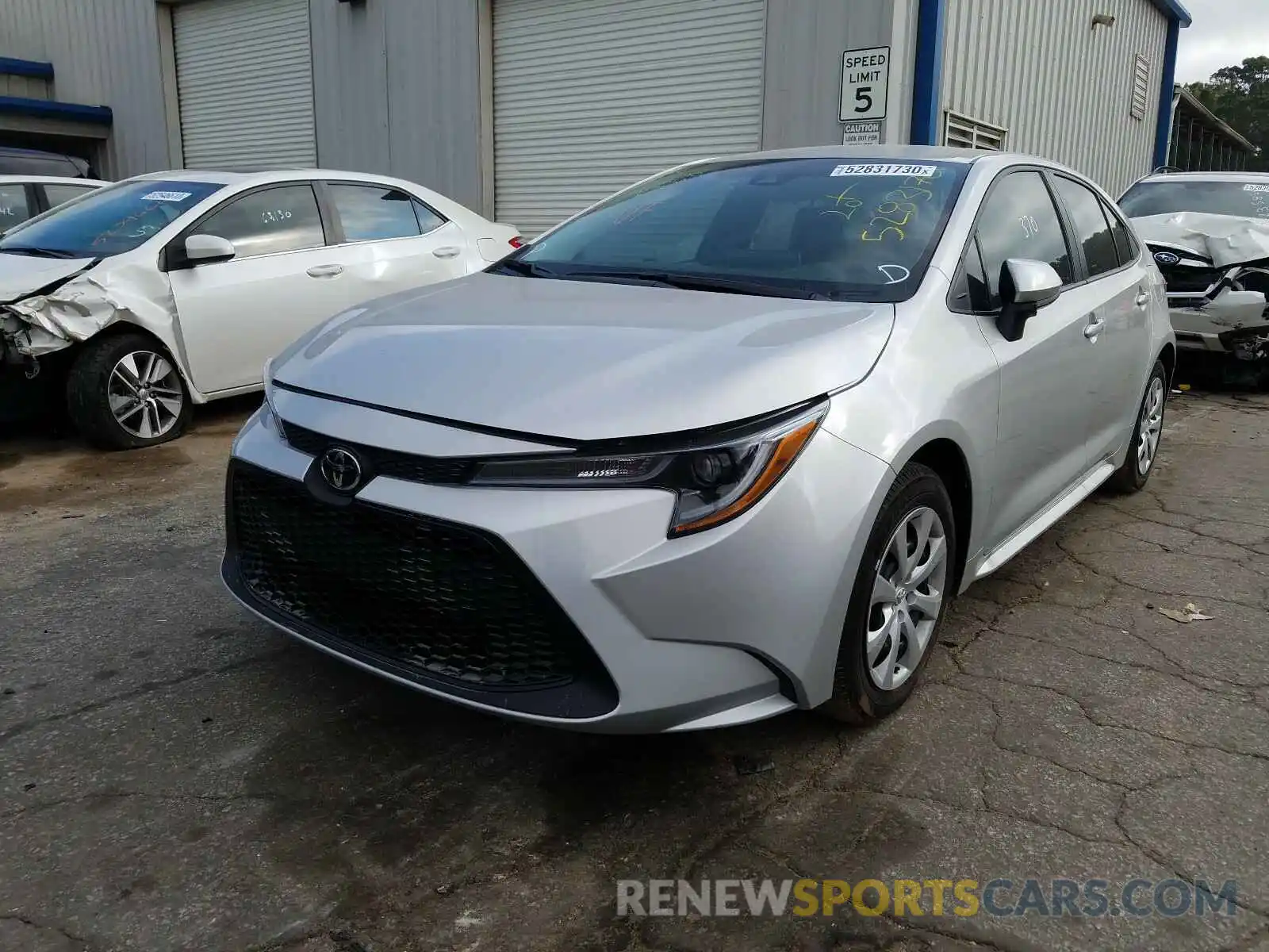 2 Photograph of a damaged car 5YFEPMAE9MP150526 TOYOTA COROLLA 2021