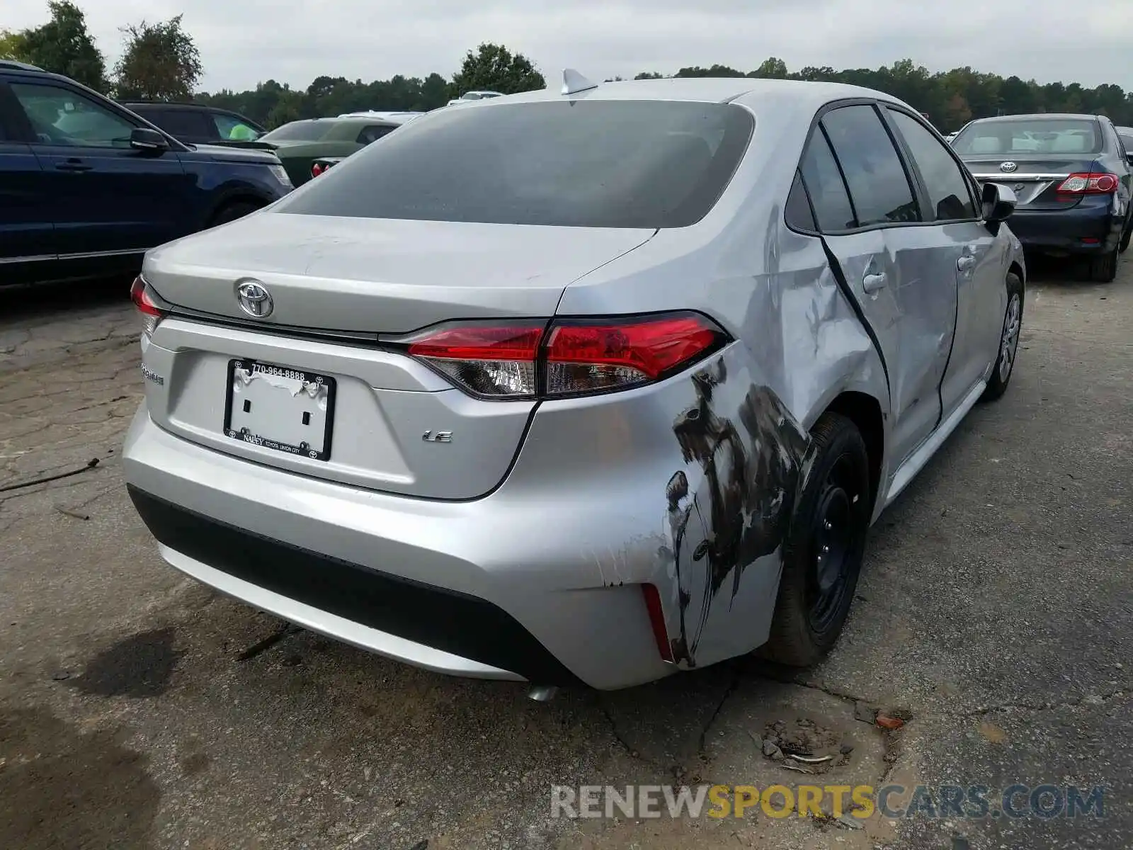 4 Photograph of a damaged car 5YFEPMAE9MP150526 TOYOTA COROLLA 2021