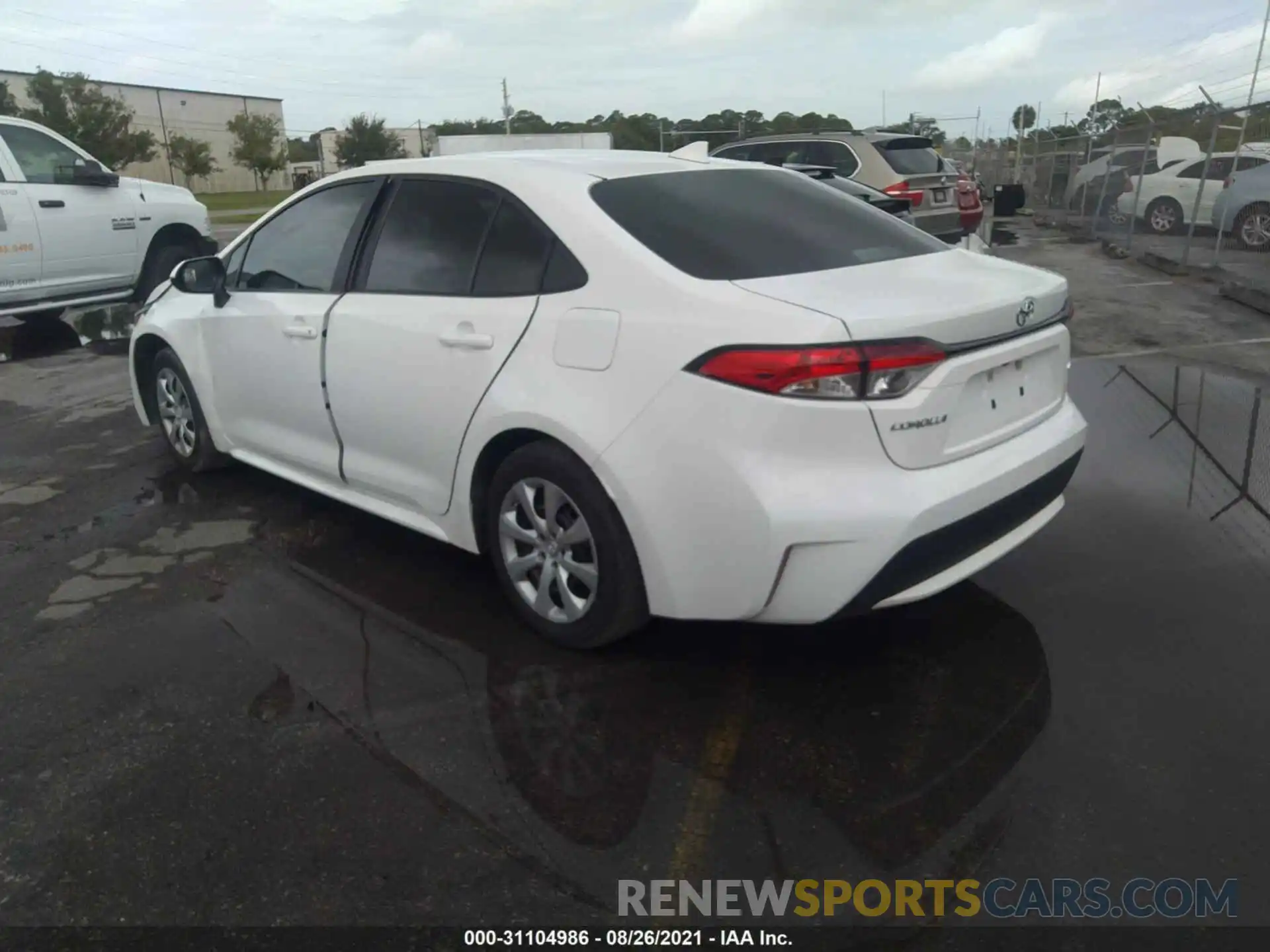 3 Photograph of a damaged car 5YFEPMAE9MP150624 TOYOTA COROLLA 2021