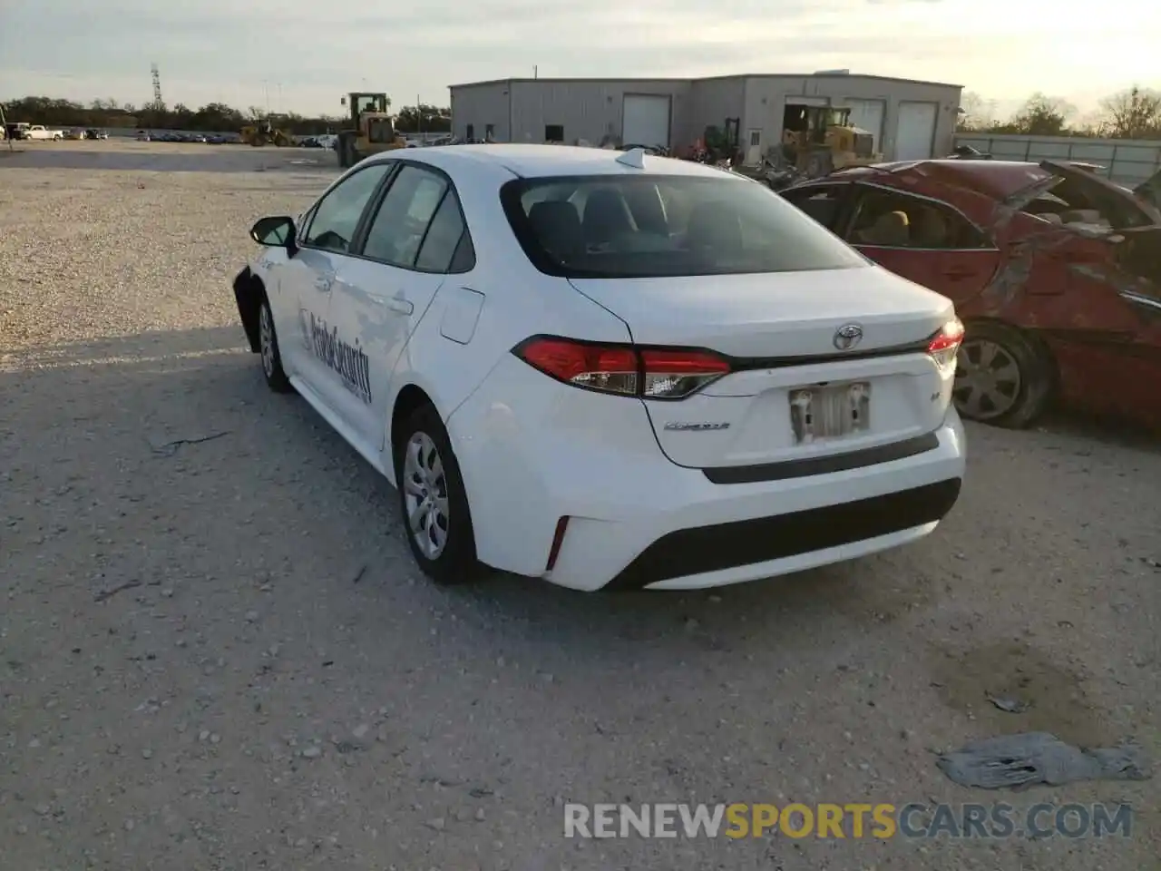 3 Photograph of a damaged car 5YFEPMAE9MP150963 TOYOTA COROLLA 2021