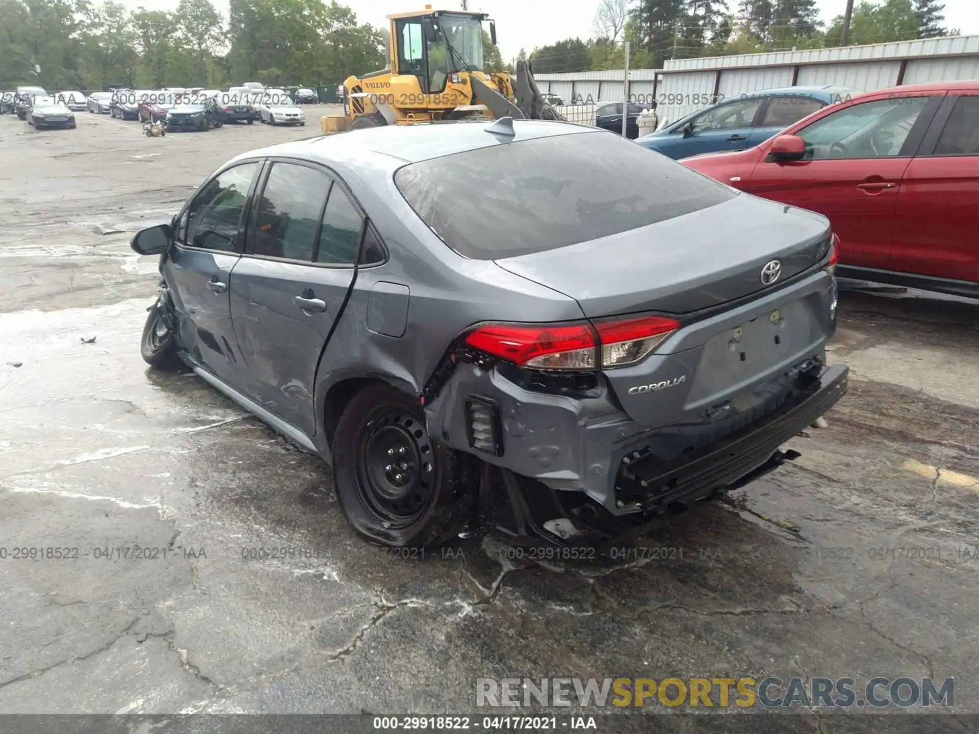 3 Photograph of a damaged car 5YFEPMAE9MP151014 TOYOTA COROLLA 2021