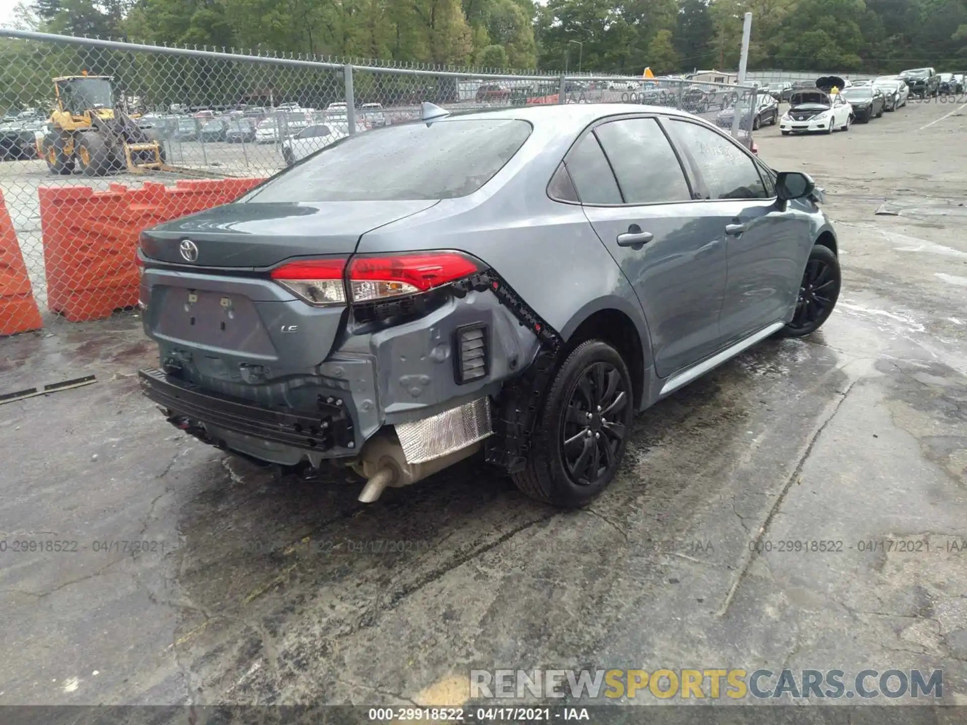 4 Photograph of a damaged car 5YFEPMAE9MP151014 TOYOTA COROLLA 2021