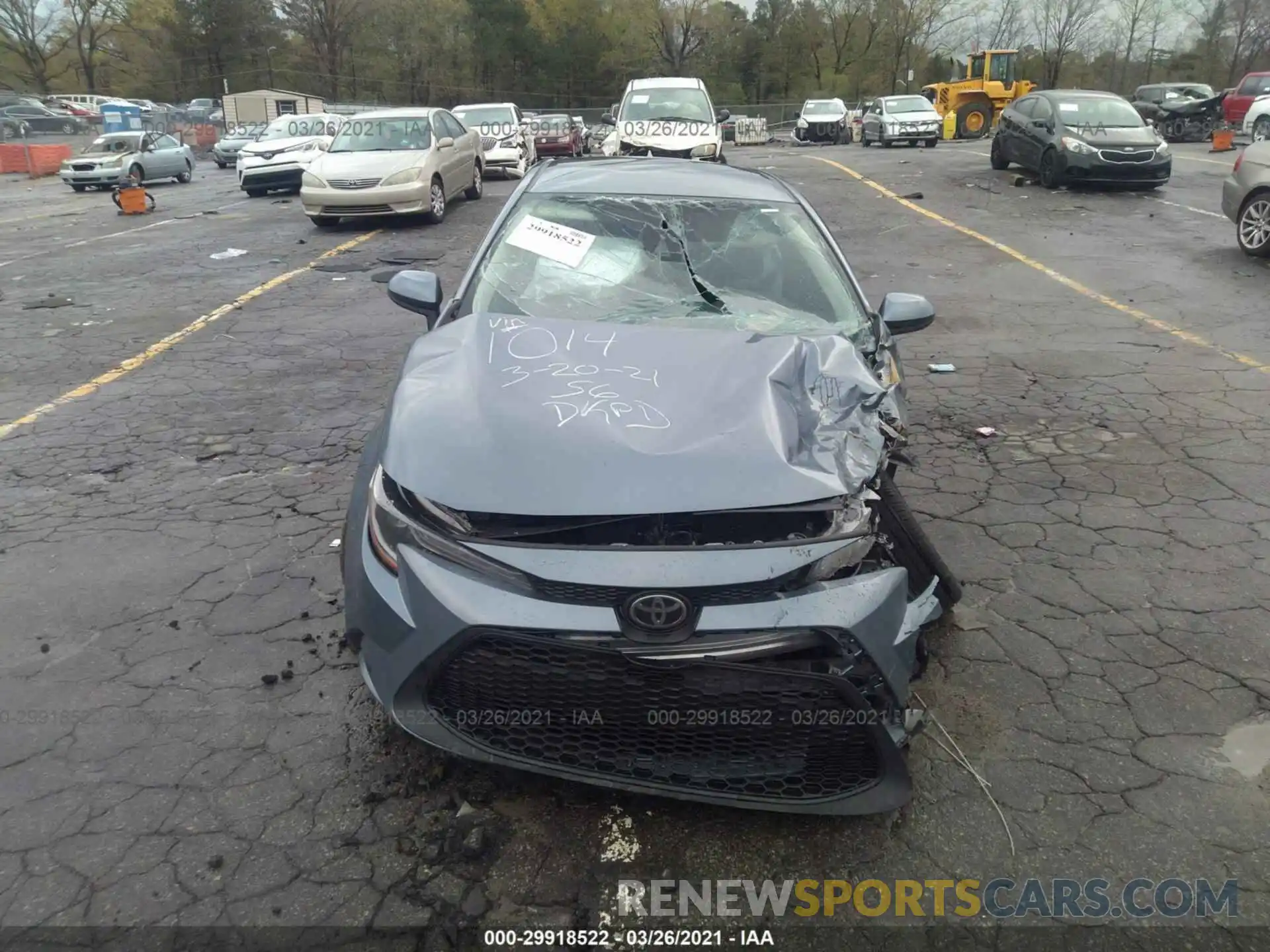 6 Photograph of a damaged car 5YFEPMAE9MP151014 TOYOTA COROLLA 2021