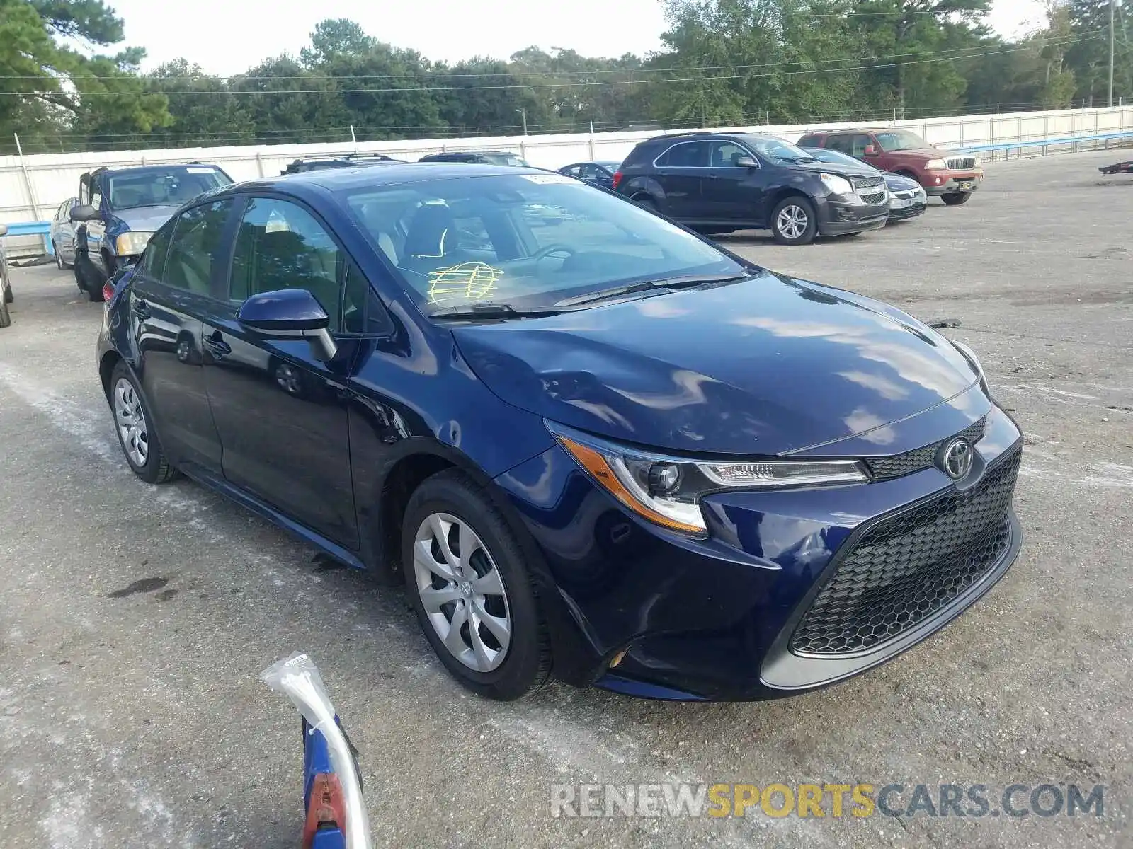 1 Photograph of a damaged car 5YFEPMAE9MP151918 TOYOTA COROLLA 2021