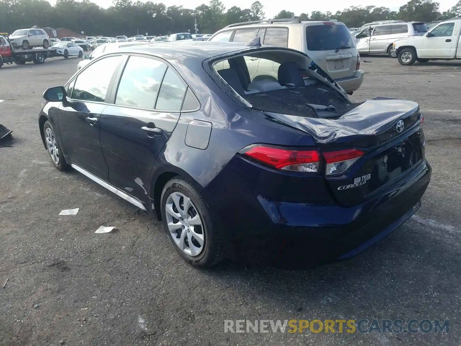 3 Photograph of a damaged car 5YFEPMAE9MP151918 TOYOTA COROLLA 2021