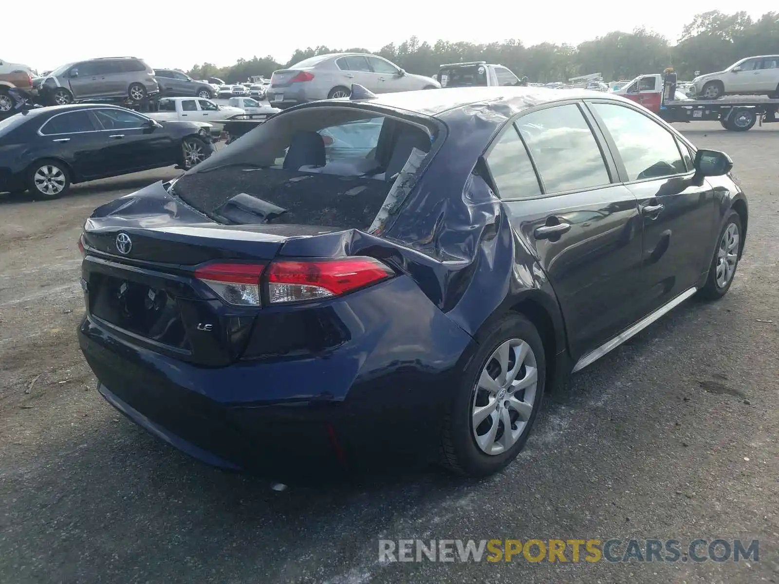 4 Photograph of a damaged car 5YFEPMAE9MP151918 TOYOTA COROLLA 2021