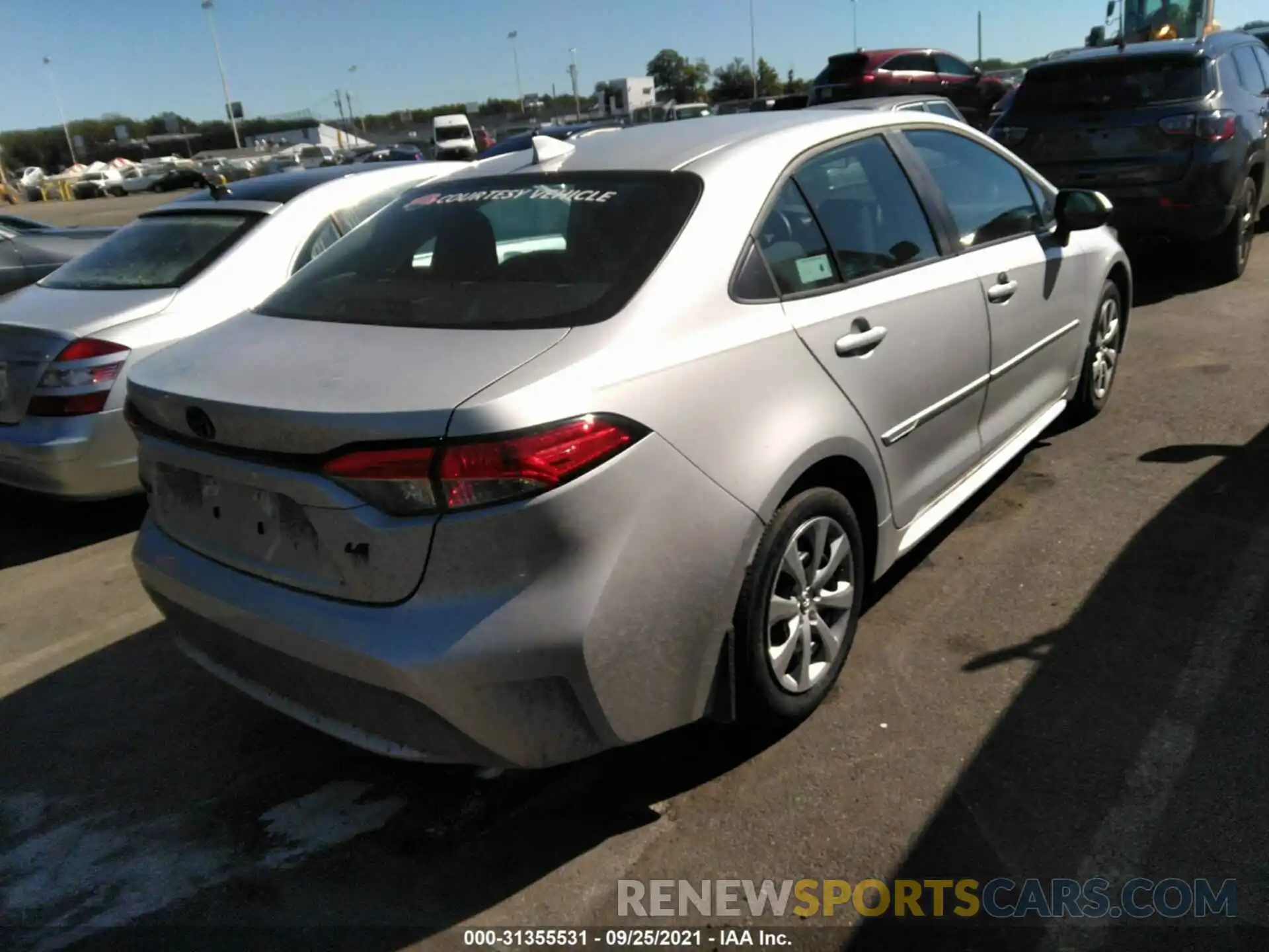 4 Photograph of a damaged car 5YFEPMAE9MP152163 TOYOTA COROLLA 2021