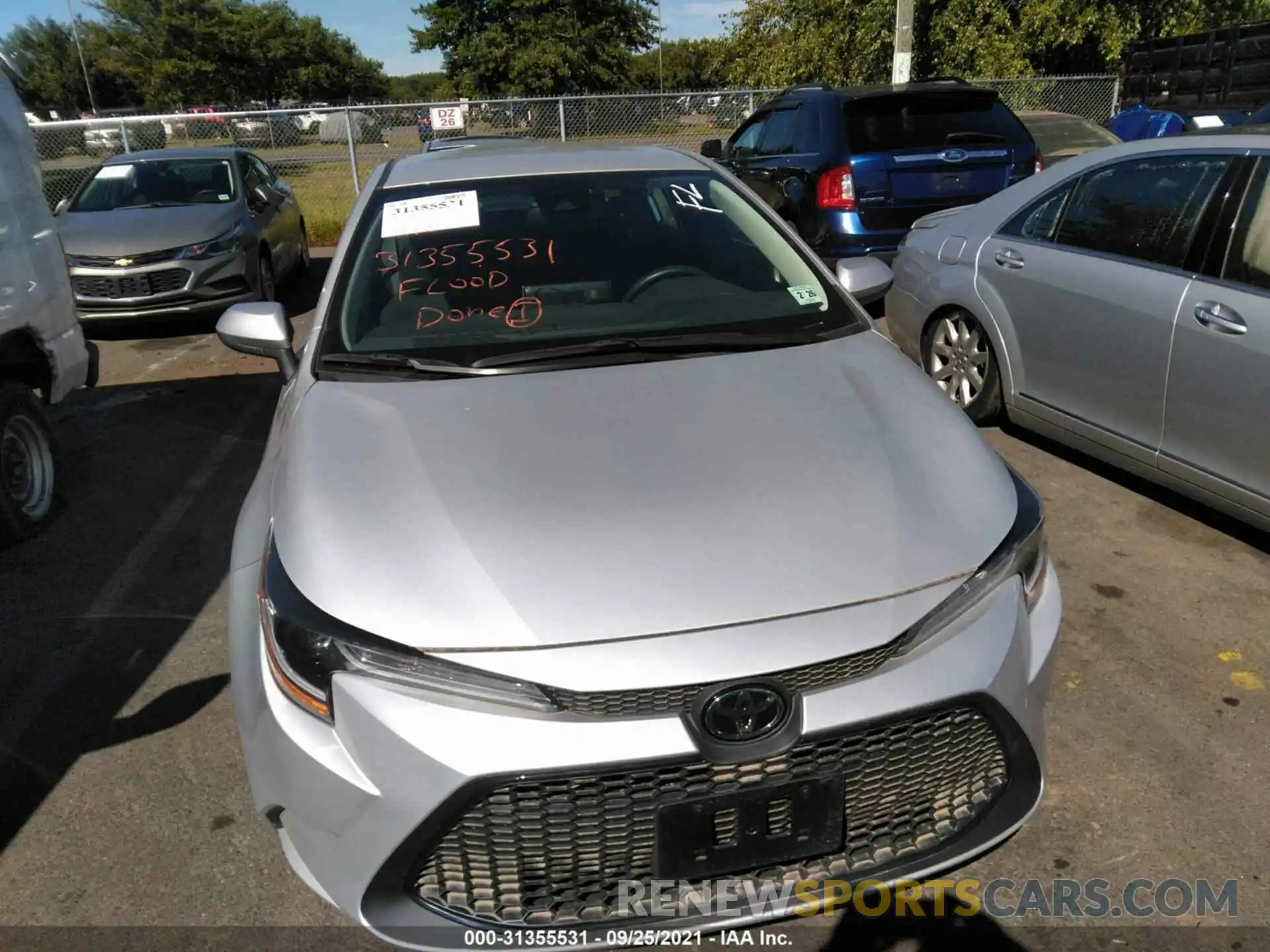 6 Photograph of a damaged car 5YFEPMAE9MP152163 TOYOTA COROLLA 2021