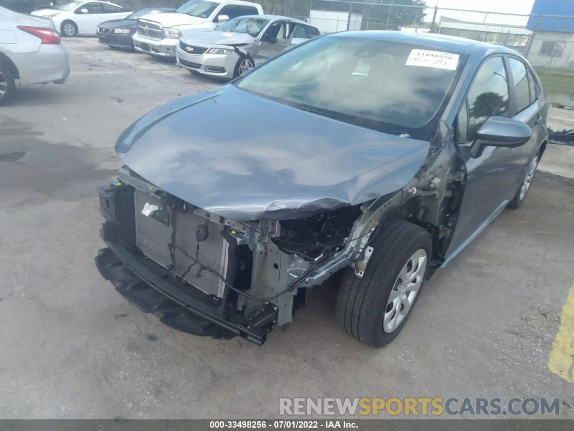 6 Photograph of a damaged car 5YFEPMAE9MP152826 TOYOTA COROLLA 2021