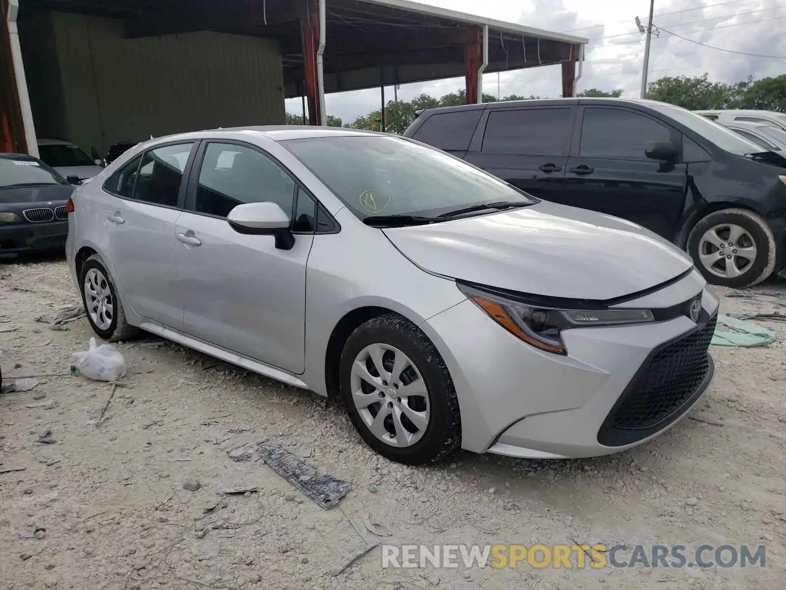 1 Photograph of a damaged car 5YFEPMAE9MP156231 TOYOTA COROLLA 2021