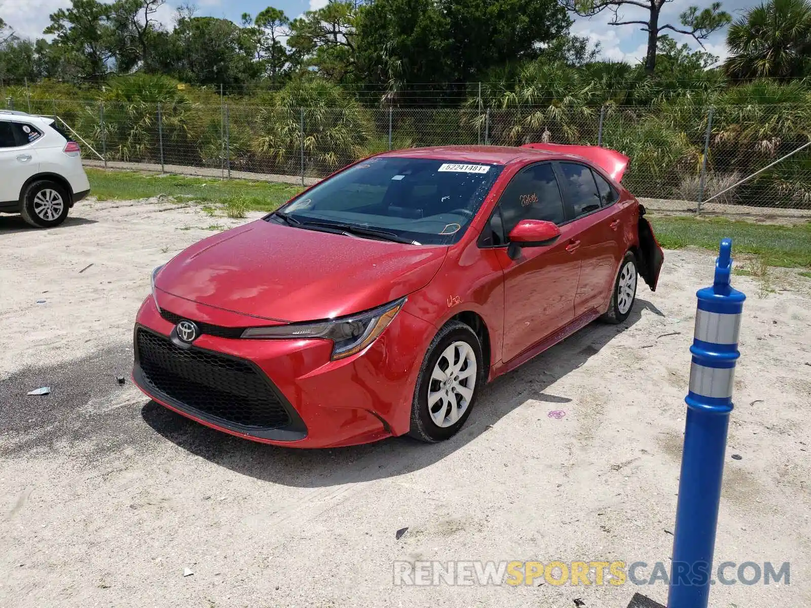 2 Photograph of a damaged car 5YFEPMAE9MP156245 TOYOTA COROLLA 2021