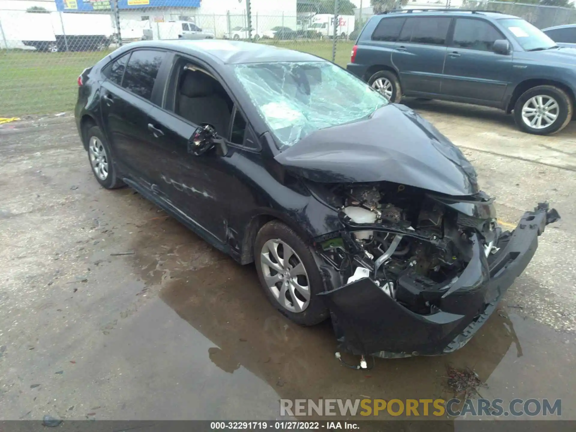 1 Photograph of a damaged car 5YFEPMAE9MP157427 TOYOTA COROLLA 2021