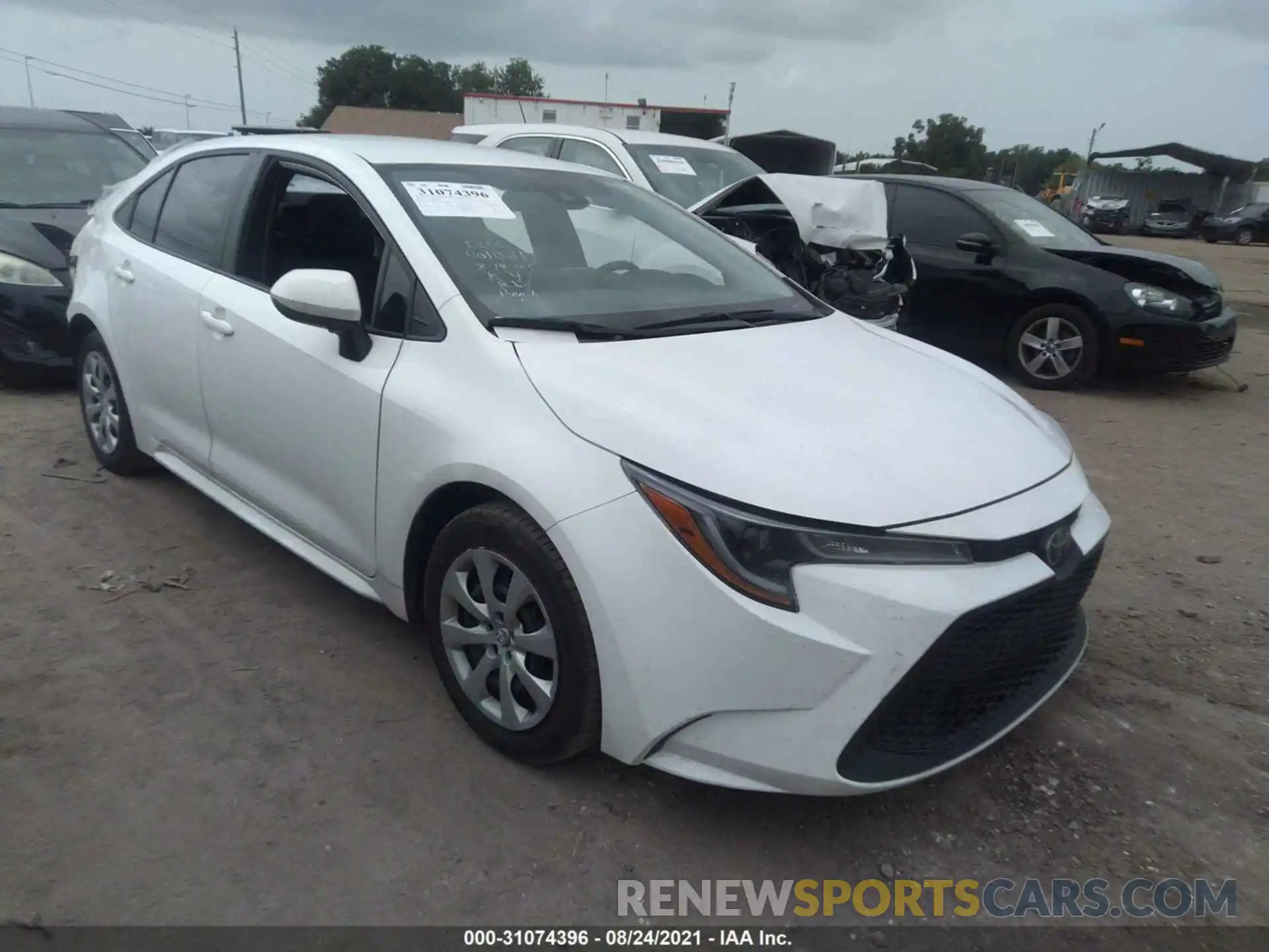 1 Photograph of a damaged car 5YFEPMAE9MP157671 TOYOTA COROLLA 2021