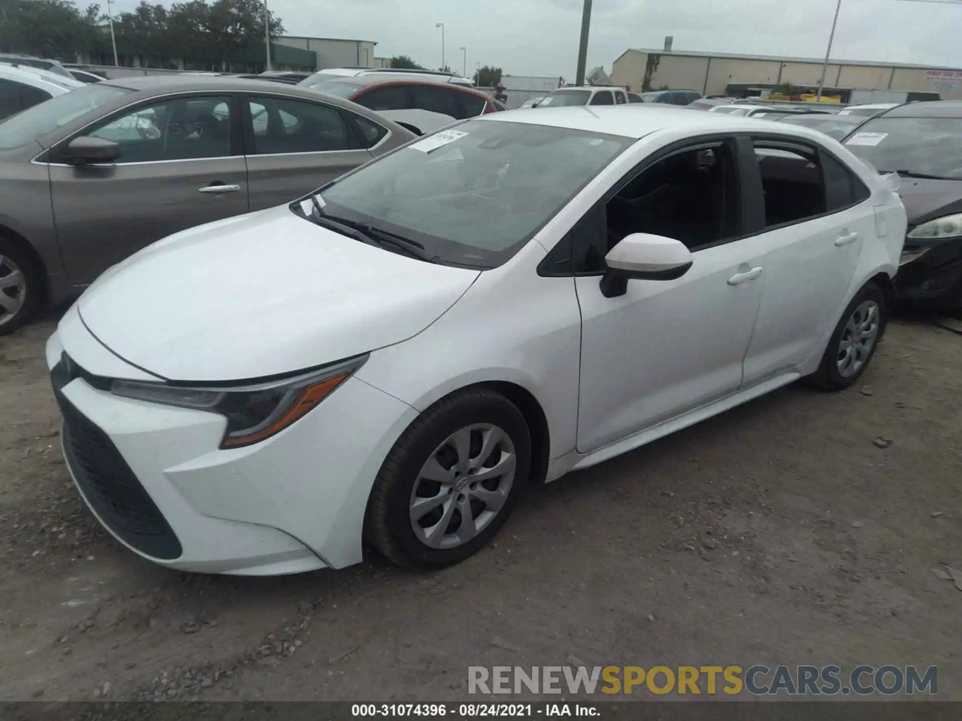 2 Photograph of a damaged car 5YFEPMAE9MP157671 TOYOTA COROLLA 2021