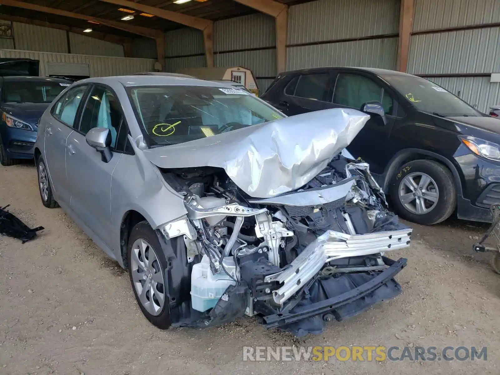 1 Photograph of a damaged car 5YFEPMAE9MP158027 TOYOTA COROLLA 2021