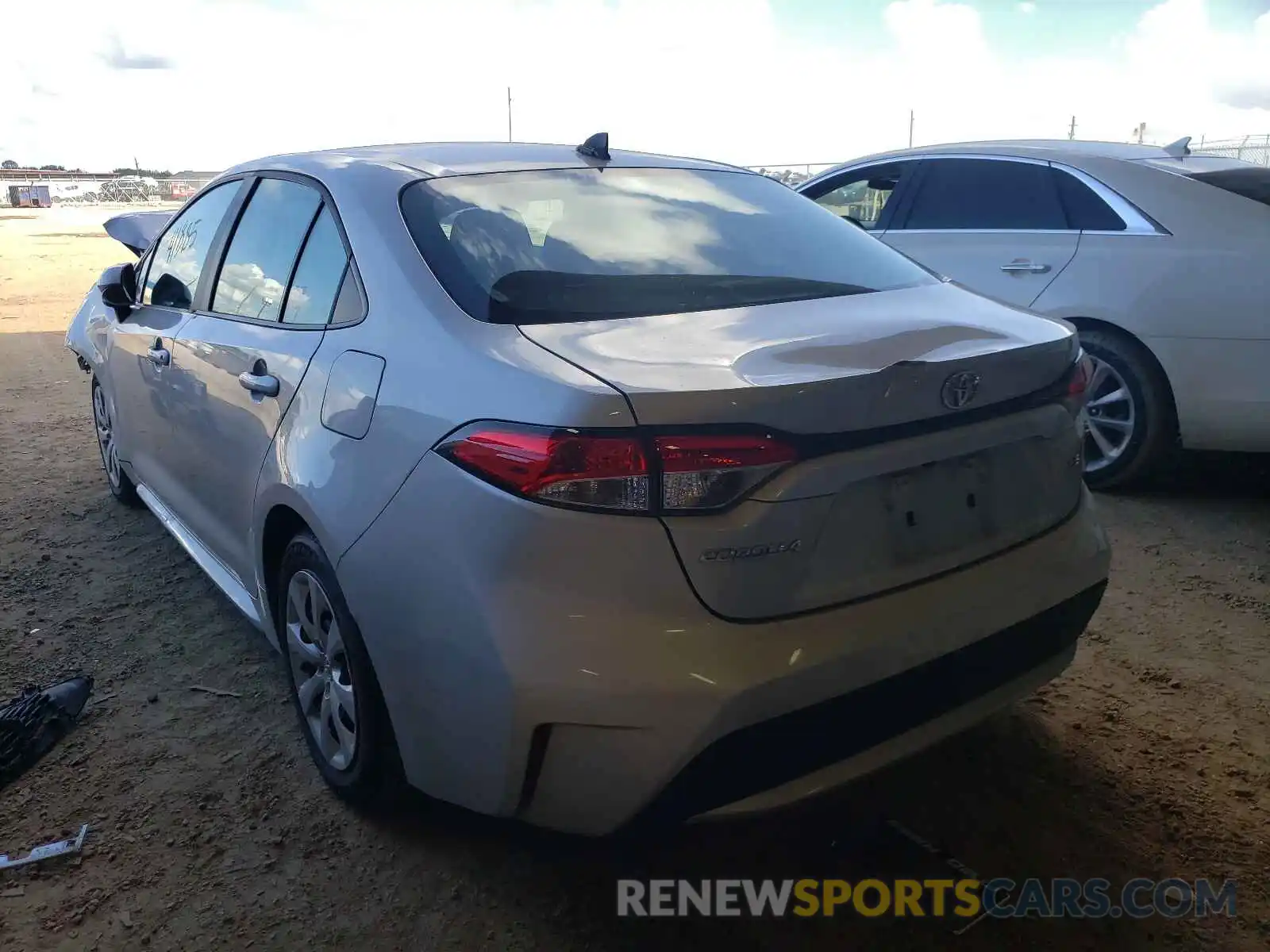 3 Photograph of a damaged car 5YFEPMAE9MP158027 TOYOTA COROLLA 2021