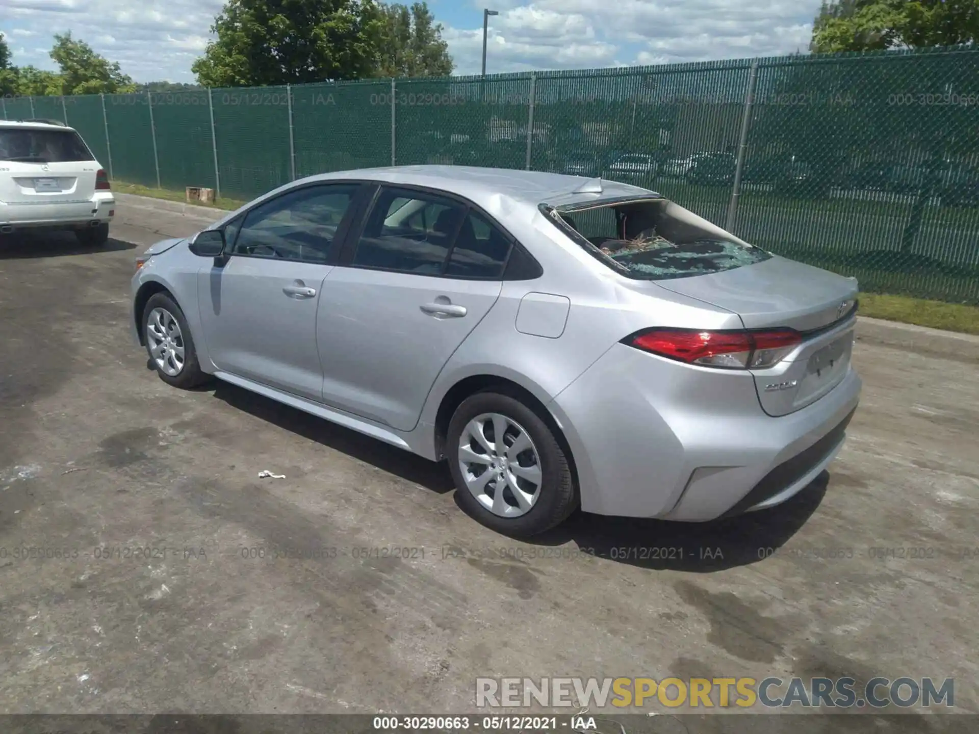 3 Photograph of a damaged car 5YFEPMAE9MP159050 TOYOTA COROLLA 2021