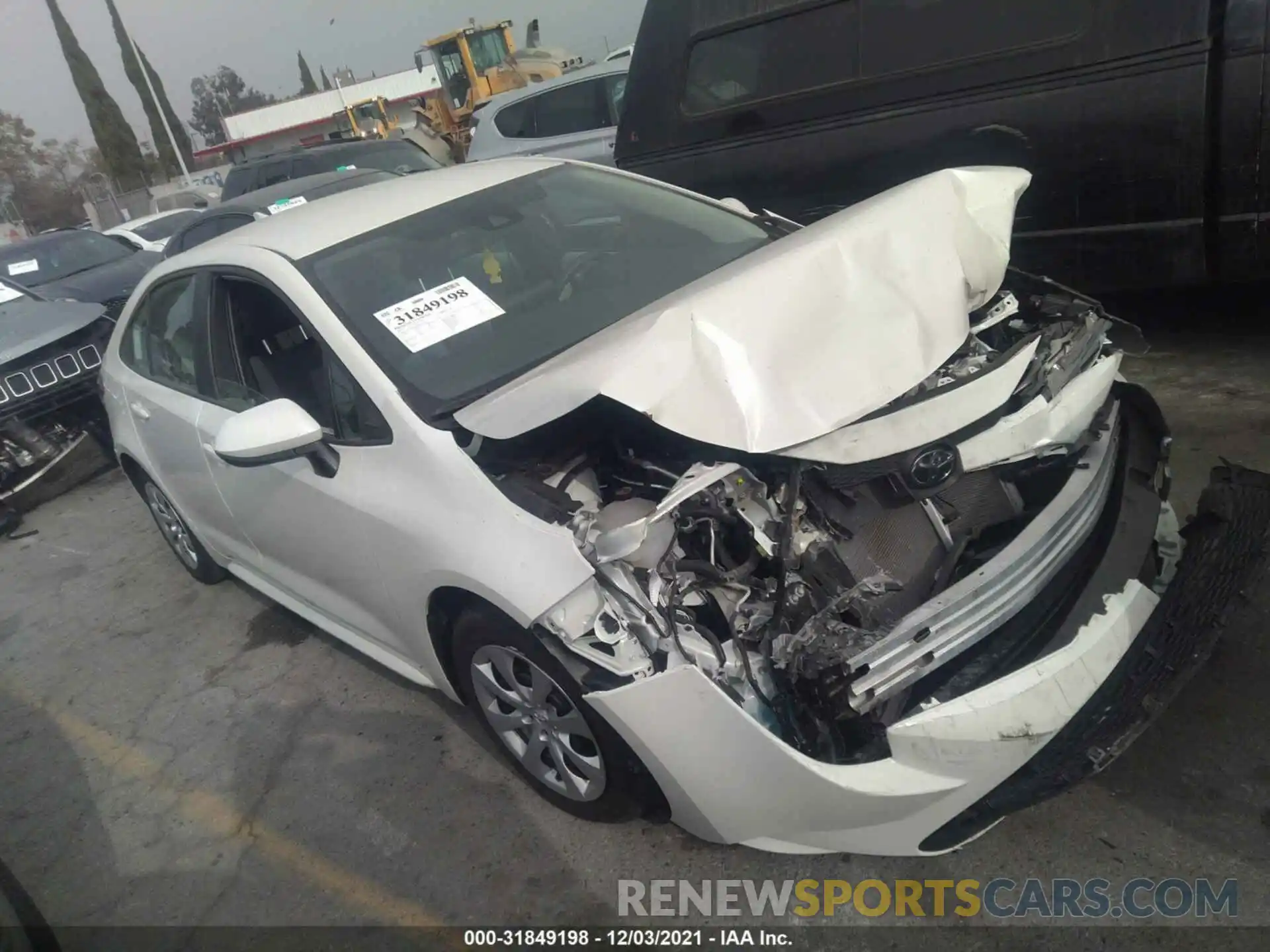 1 Photograph of a damaged car 5YFEPMAE9MP159226 TOYOTA COROLLA 2021