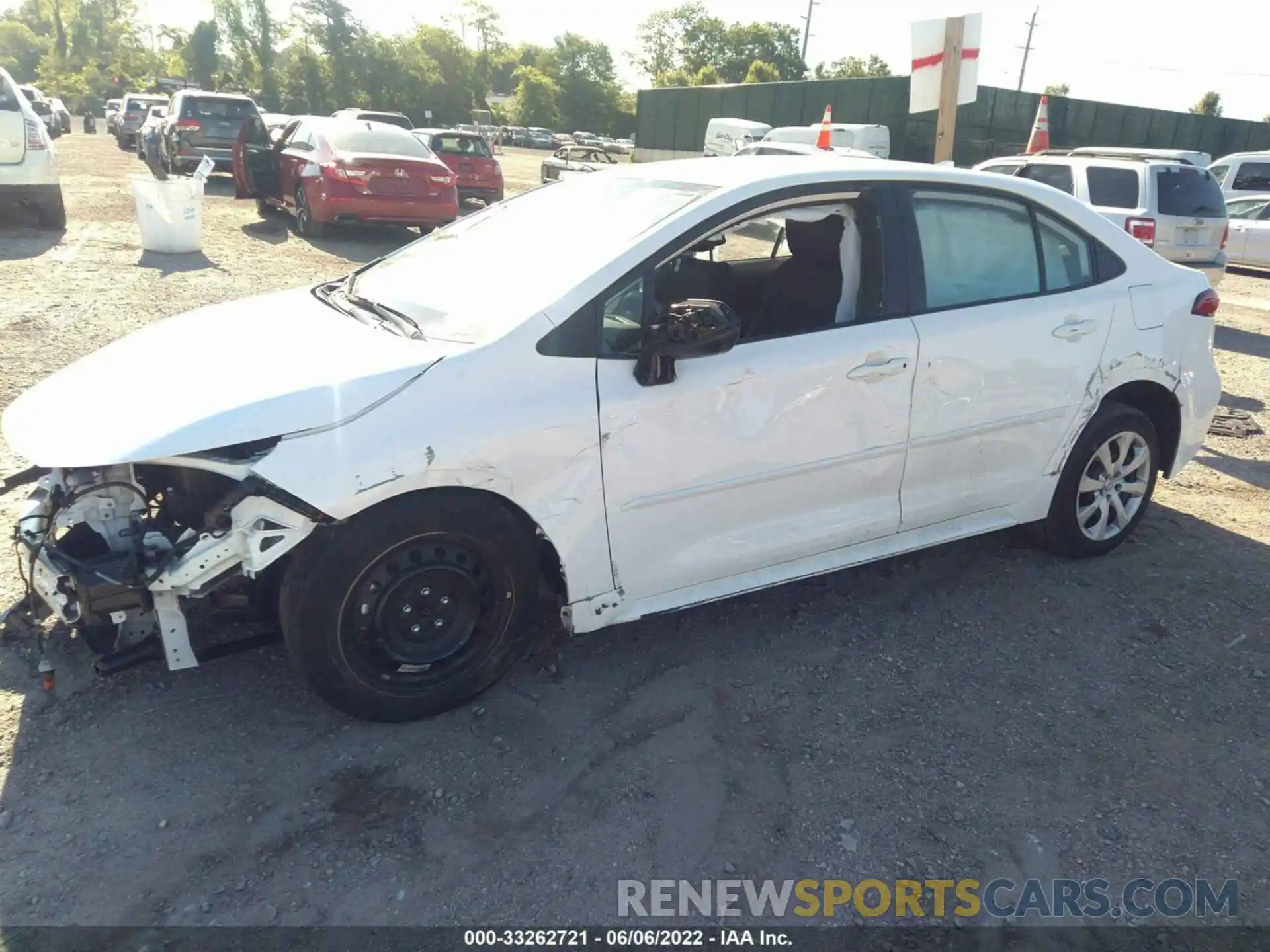 2 Photograph of a damaged car 5YFEPMAE9MP159713 TOYOTA COROLLA 2021