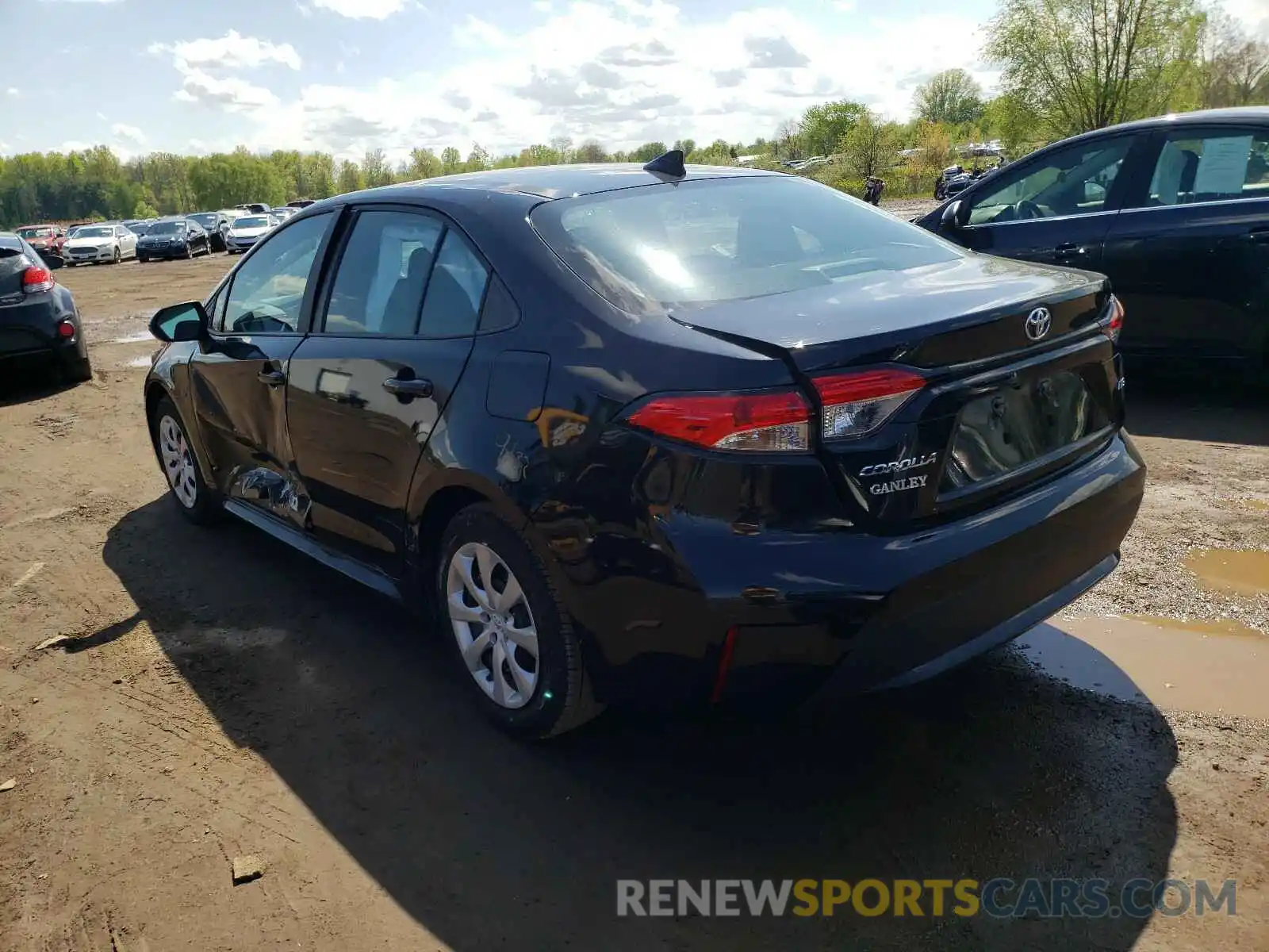 3 Photograph of a damaged car 5YFEPMAE9MP160182 TOYOTA COROLLA 2021