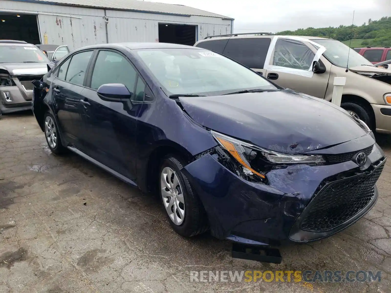 1 Photograph of a damaged car 5YFEPMAE9MP160389 TOYOTA COROLLA 2021