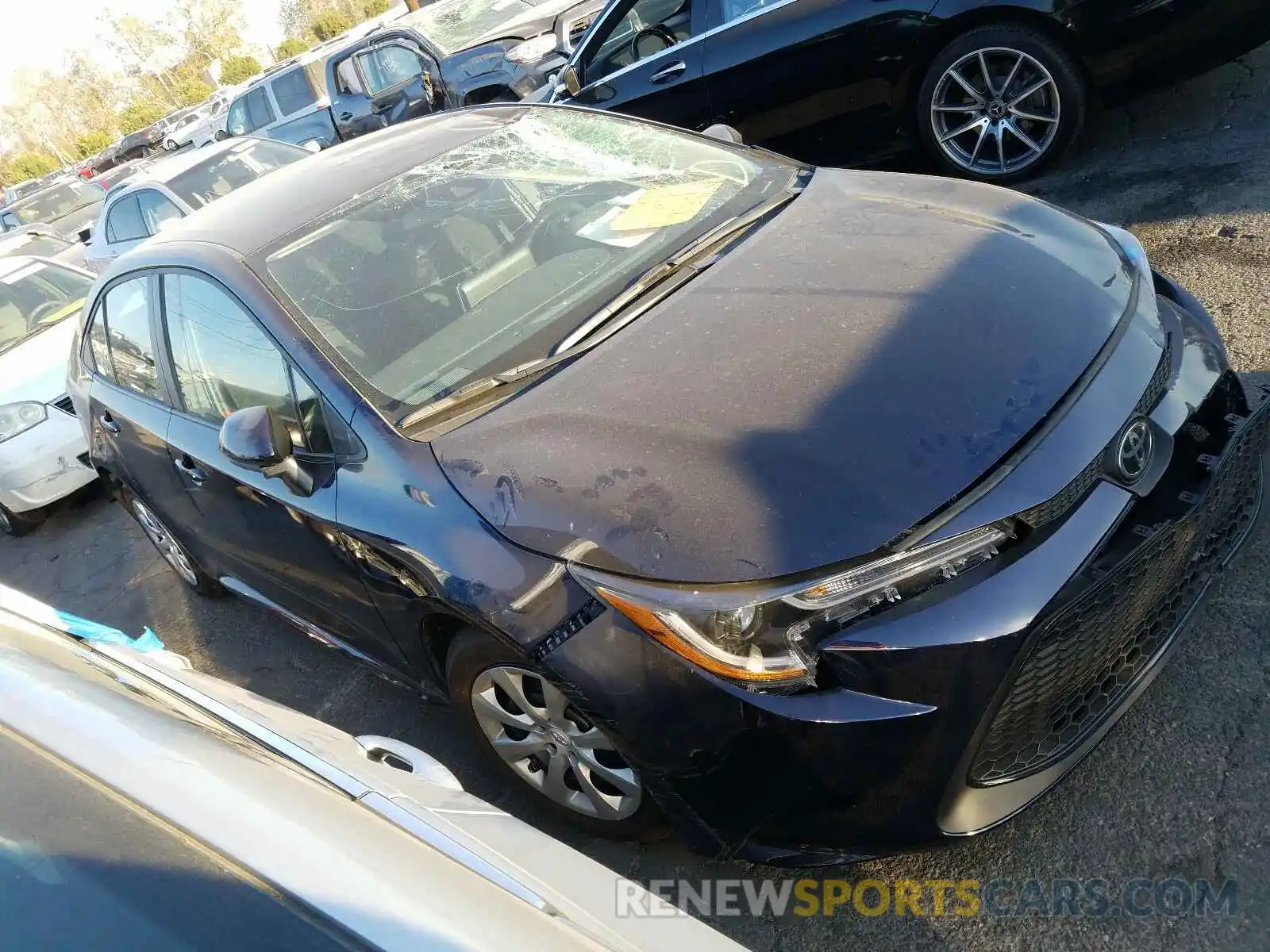 1 Photograph of a damaged car 5YFEPMAE9MP160411 TOYOTA COROLLA 2021