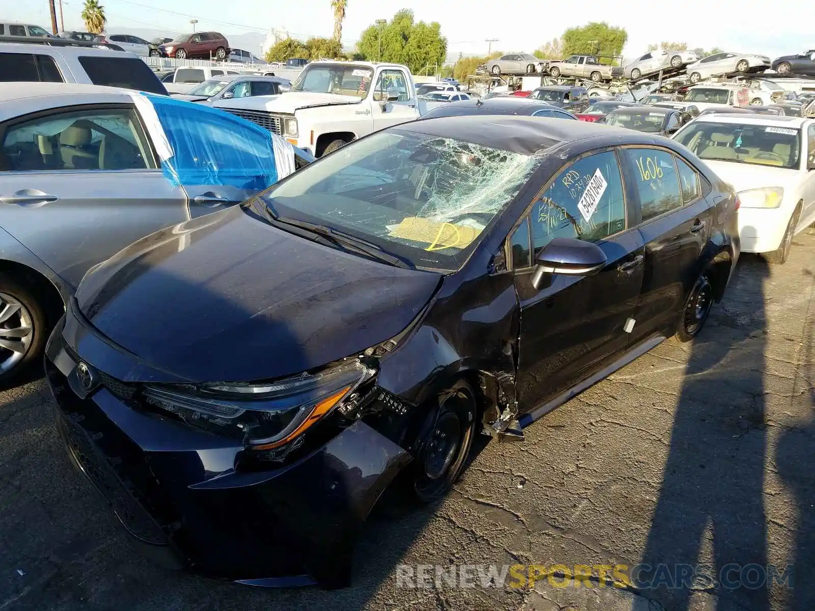 2 Photograph of a damaged car 5YFEPMAE9MP160411 TOYOTA COROLLA 2021