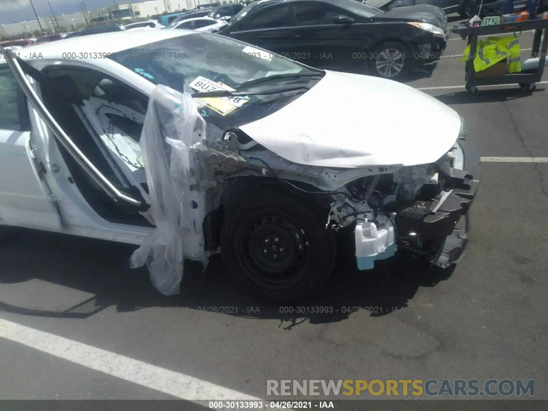 6 Photograph of a damaged car 5YFEPMAE9MP160781 TOYOTA COROLLA 2021