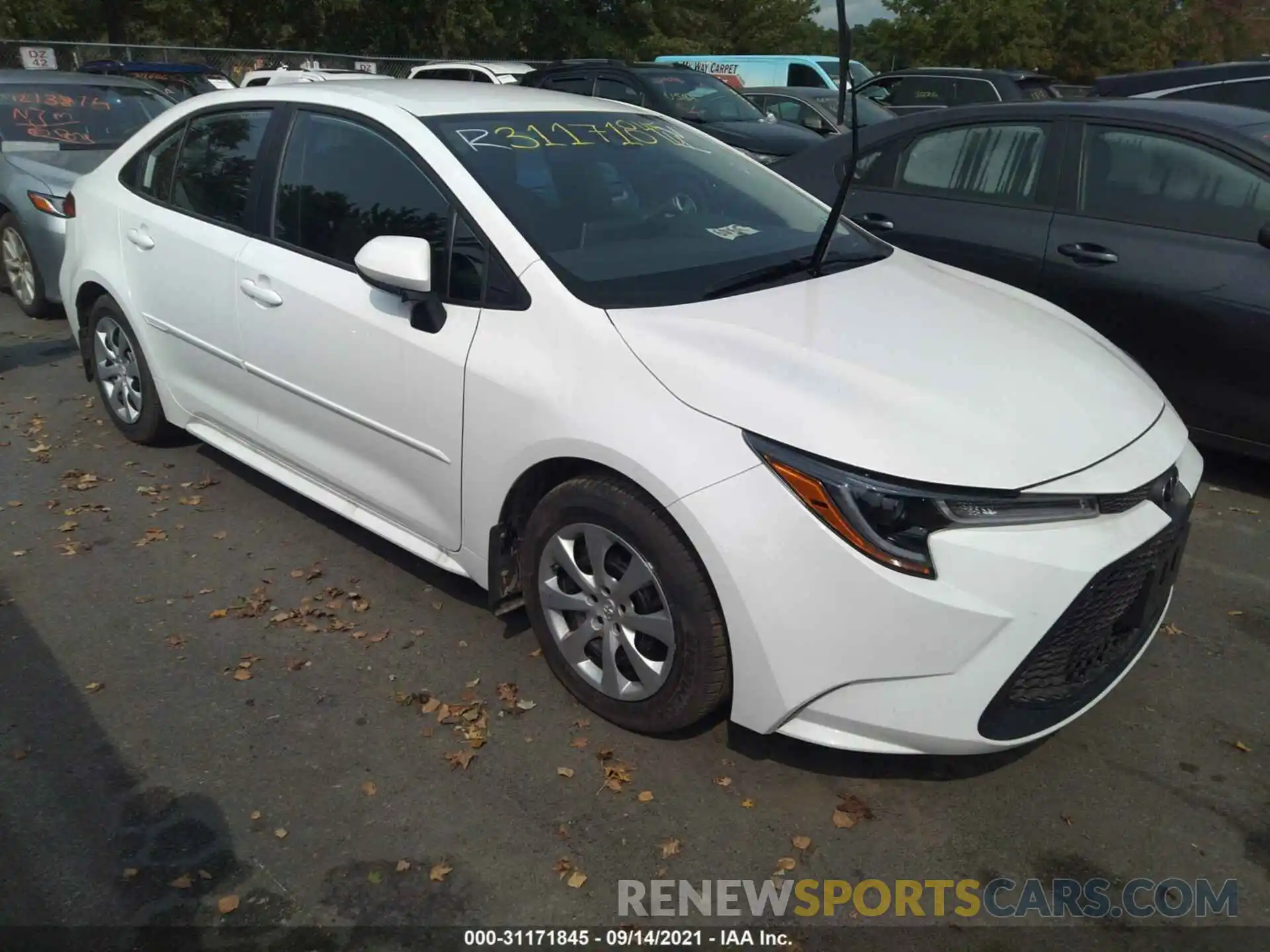 1 Photograph of a damaged car 5YFEPMAE9MP160795 TOYOTA COROLLA 2021