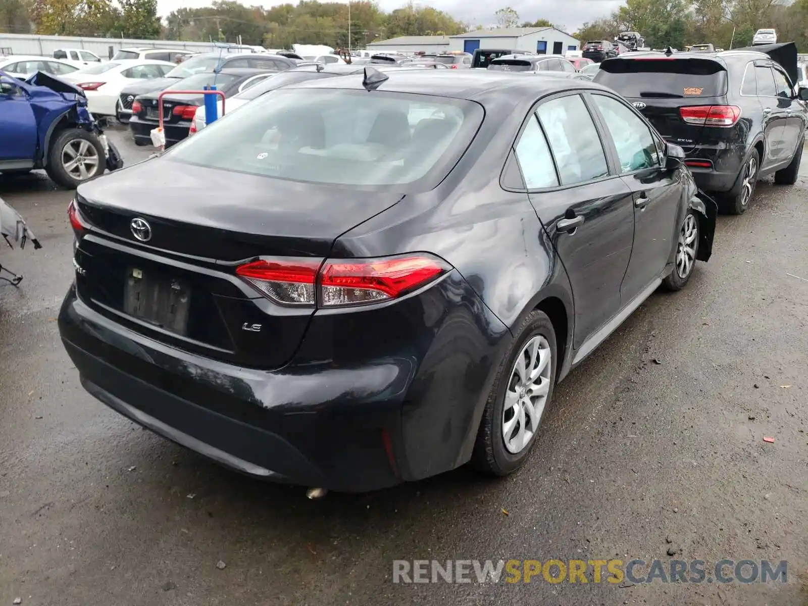 4 Photograph of a damaged car 5YFEPMAE9MP161252 TOYOTA COROLLA 2021