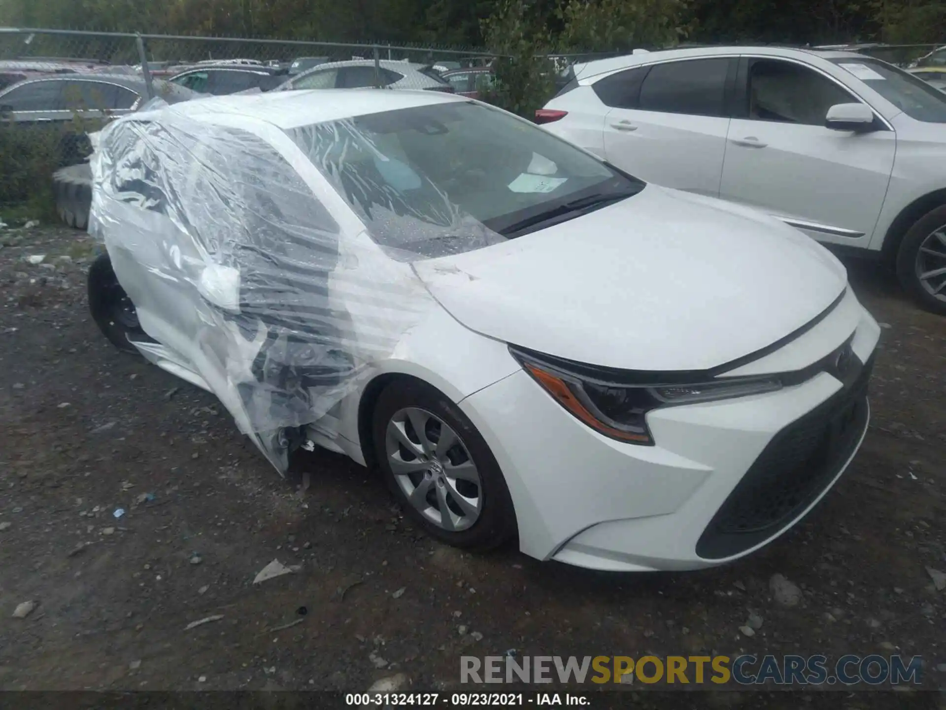 1 Photograph of a damaged car 5YFEPMAE9MP161901 TOYOTA COROLLA 2021