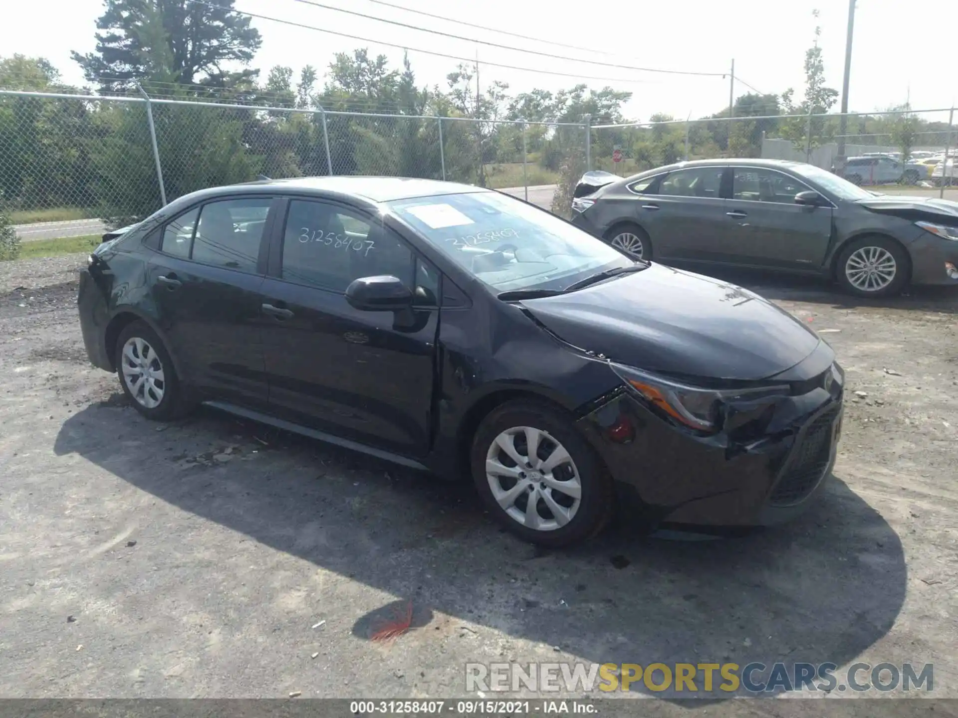 1 Photograph of a damaged car 5YFEPMAE9MP162305 TOYOTA COROLLA 2021