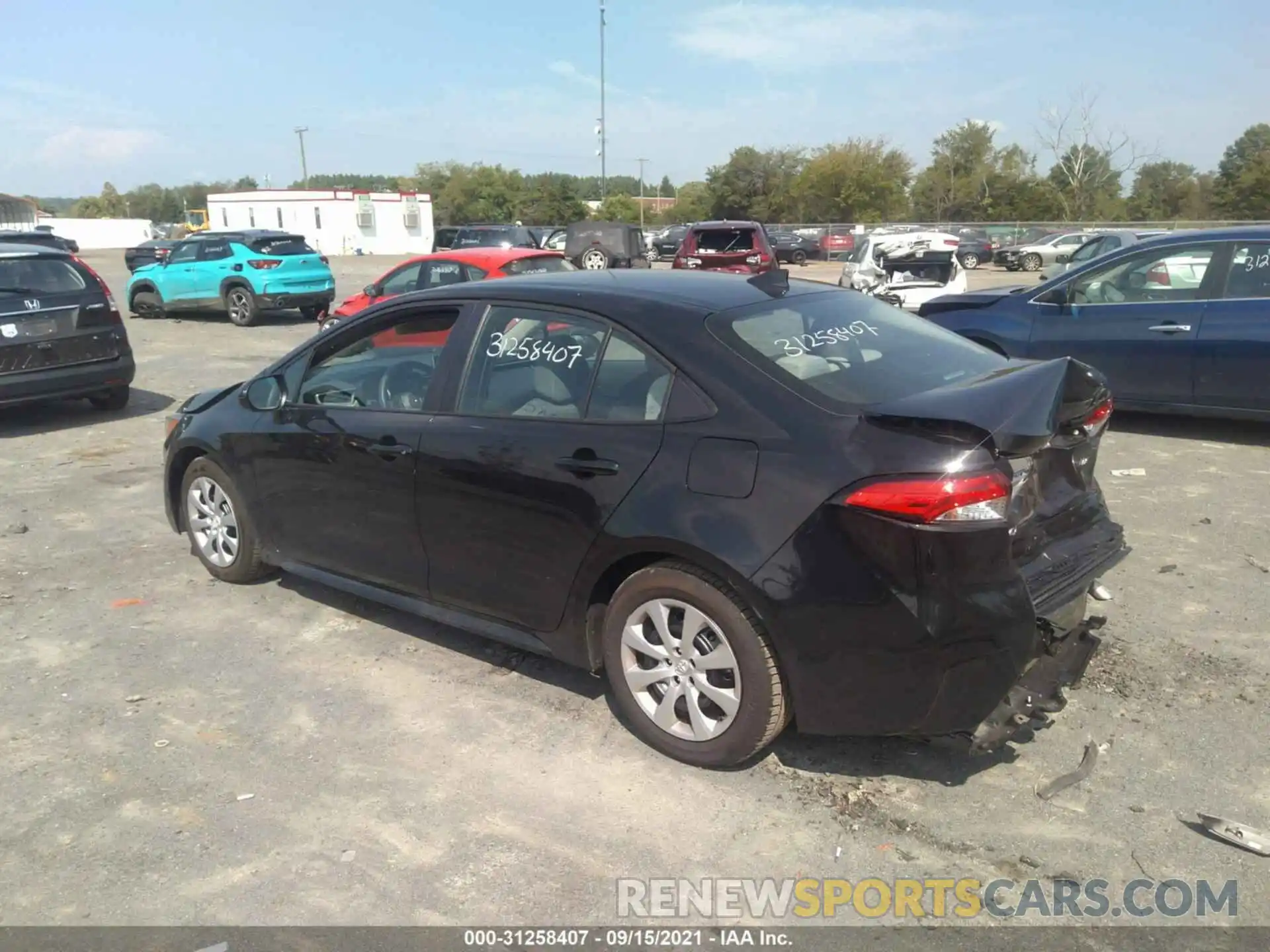 3 Photograph of a damaged car 5YFEPMAE9MP162305 TOYOTA COROLLA 2021