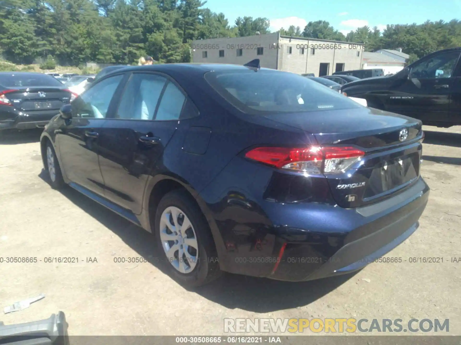 3 Photograph of a damaged car 5YFEPMAE9MP162952 TOYOTA COROLLA 2021