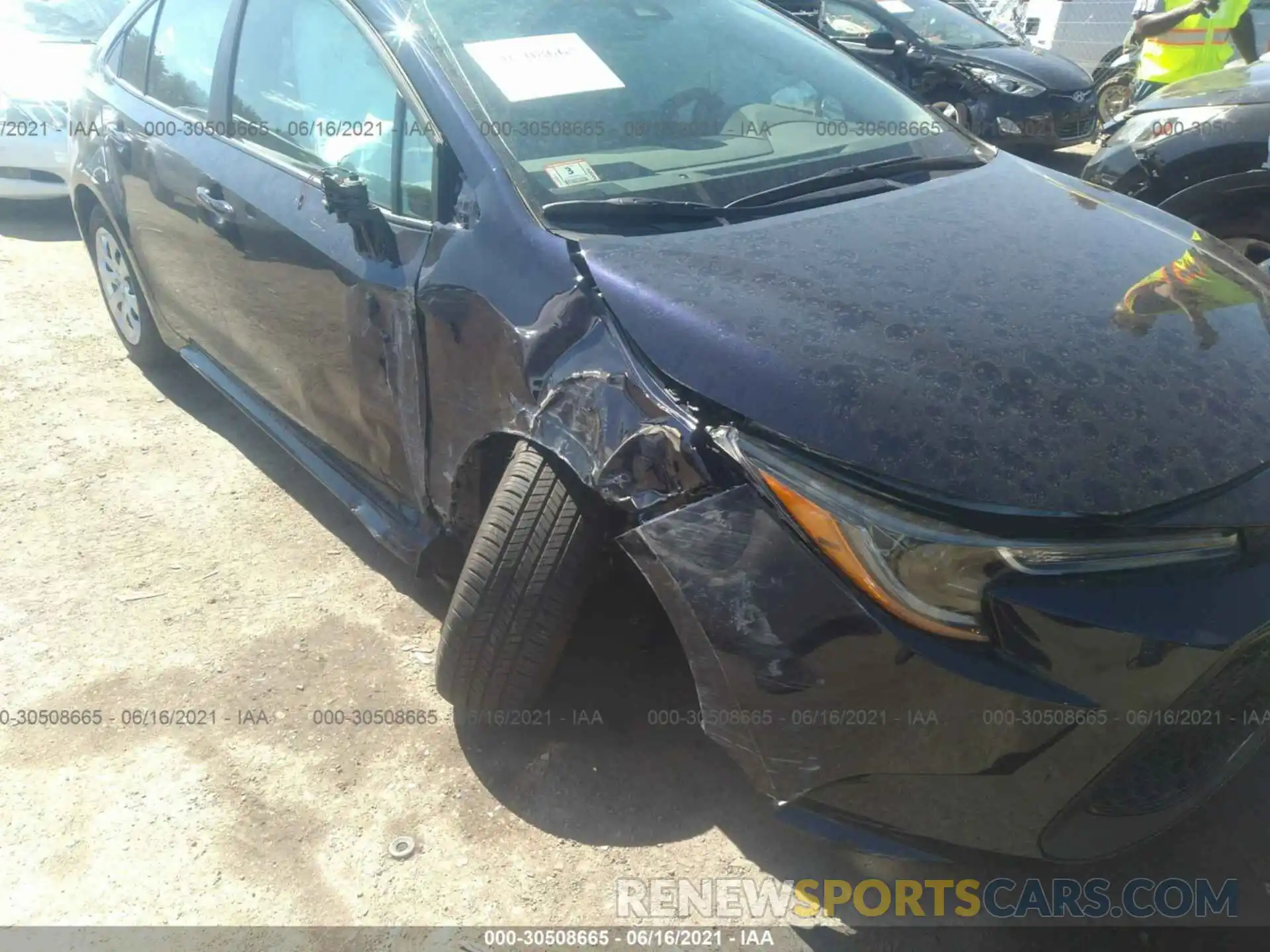 6 Photograph of a damaged car 5YFEPMAE9MP162952 TOYOTA COROLLA 2021