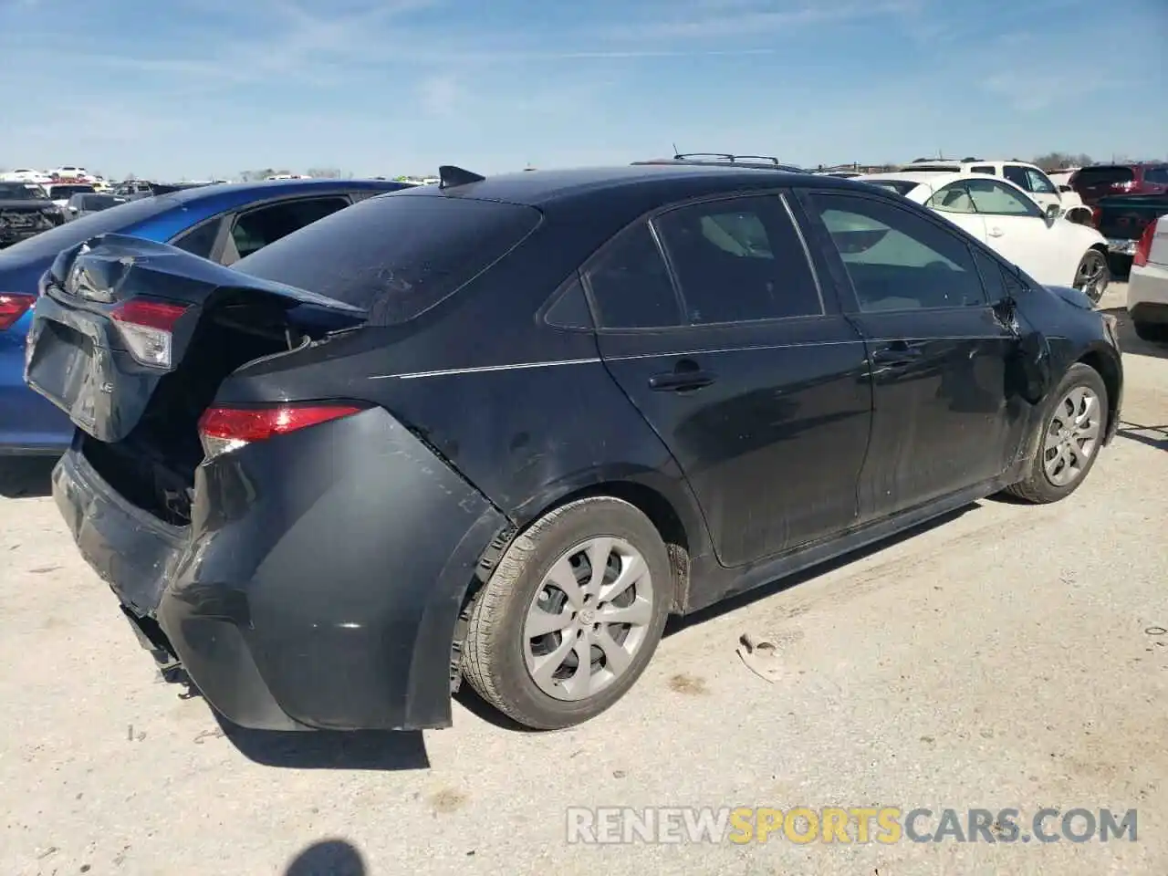 3 Photograph of a damaged car 5YFEPMAE9MP163552 TOYOTA COROLLA 2021