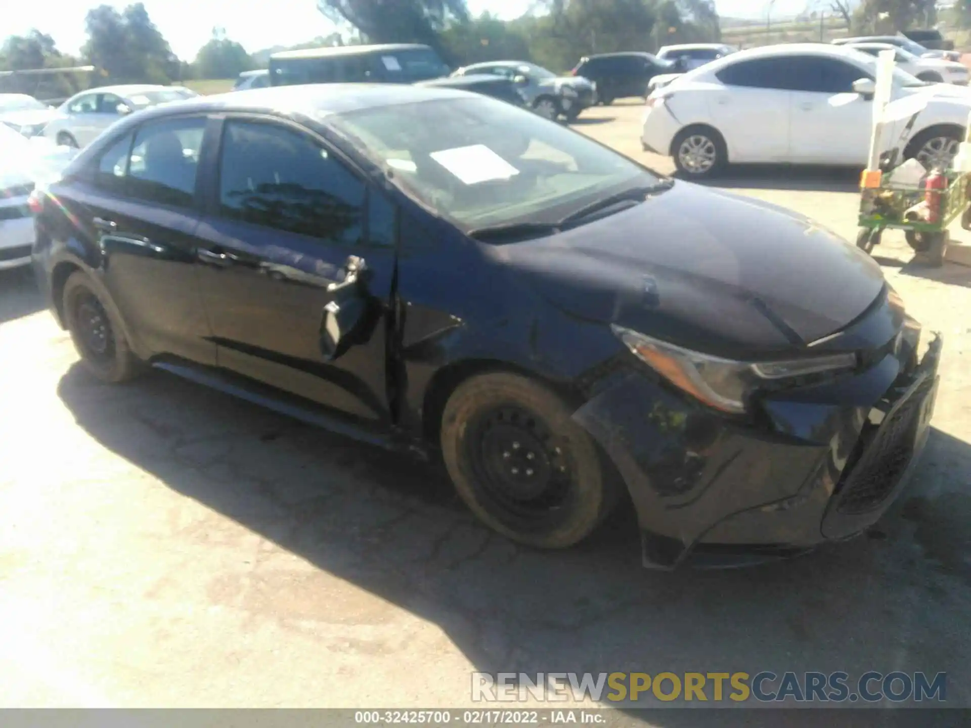 1 Photograph of a damaged car 5YFEPMAE9MP163955 TOYOTA COROLLA 2021