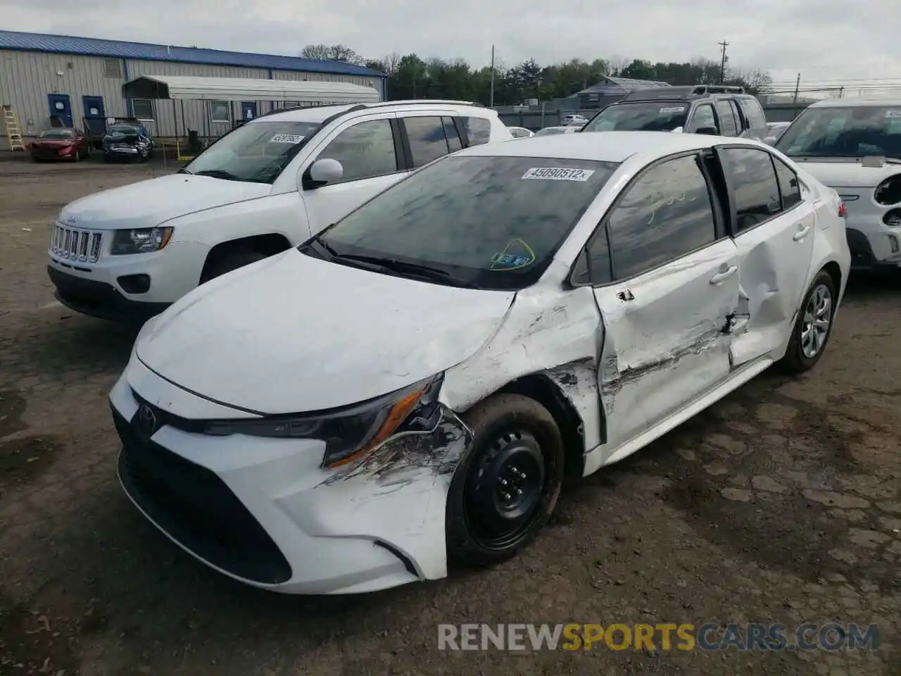 2 Photograph of a damaged car 5YFEPMAE9MP165401 TOYOTA COROLLA 2021