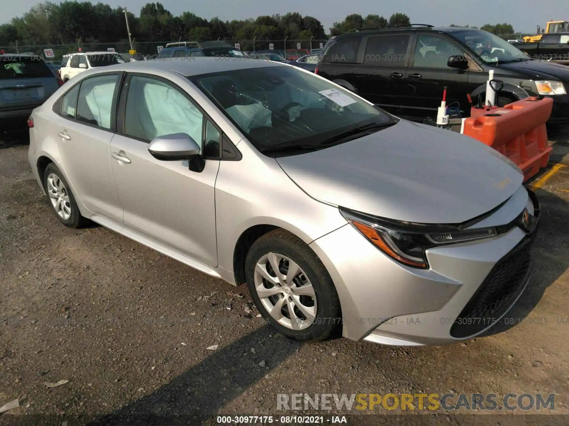 1 Photograph of a damaged car 5YFEPMAE9MP166810 TOYOTA COROLLA 2021