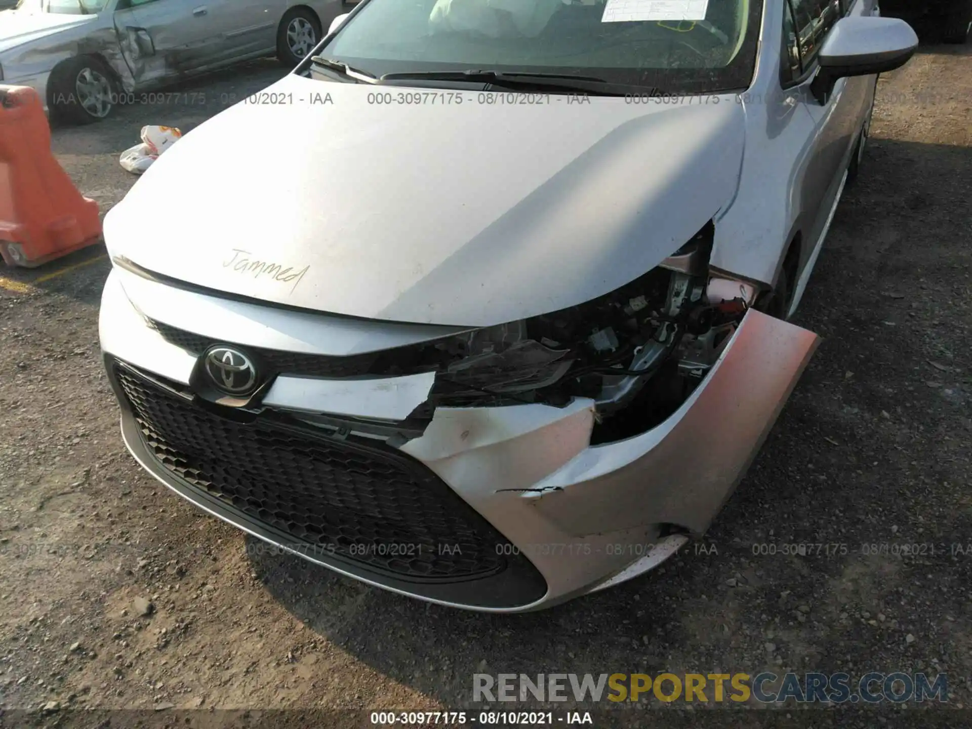 6 Photograph of a damaged car 5YFEPMAE9MP166810 TOYOTA COROLLA 2021