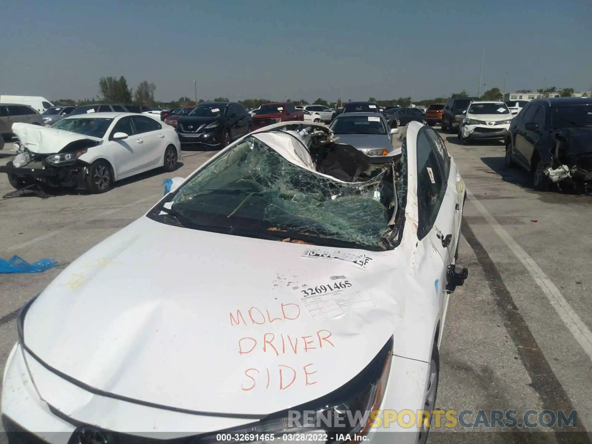 6 Photograph of a damaged car 5YFEPMAE9MP166855 TOYOTA COROLLA 2021