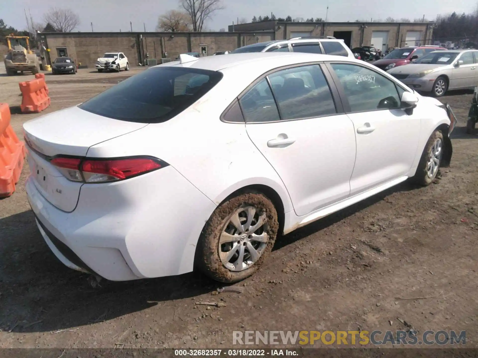 4 Photograph of a damaged car 5YFEPMAE9MP167164 TOYOTA COROLLA 2021