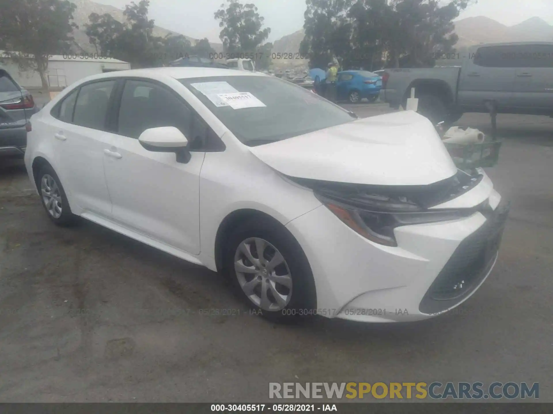 1 Photograph of a damaged car 5YFEPMAE9MP167701 TOYOTA COROLLA 2021