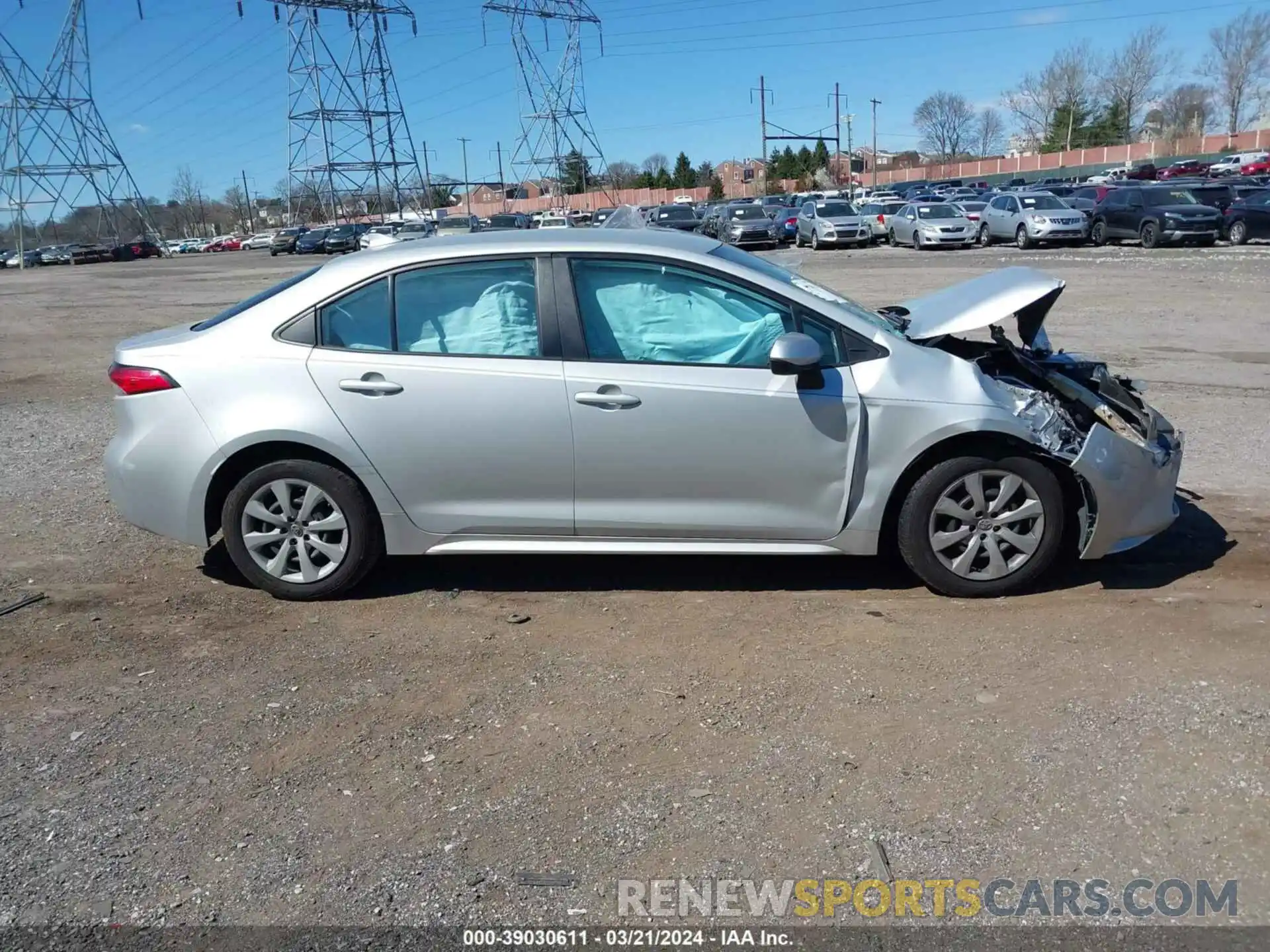 14 Photograph of a damaged car 5YFEPMAE9MP168069 TOYOTA COROLLA 2021